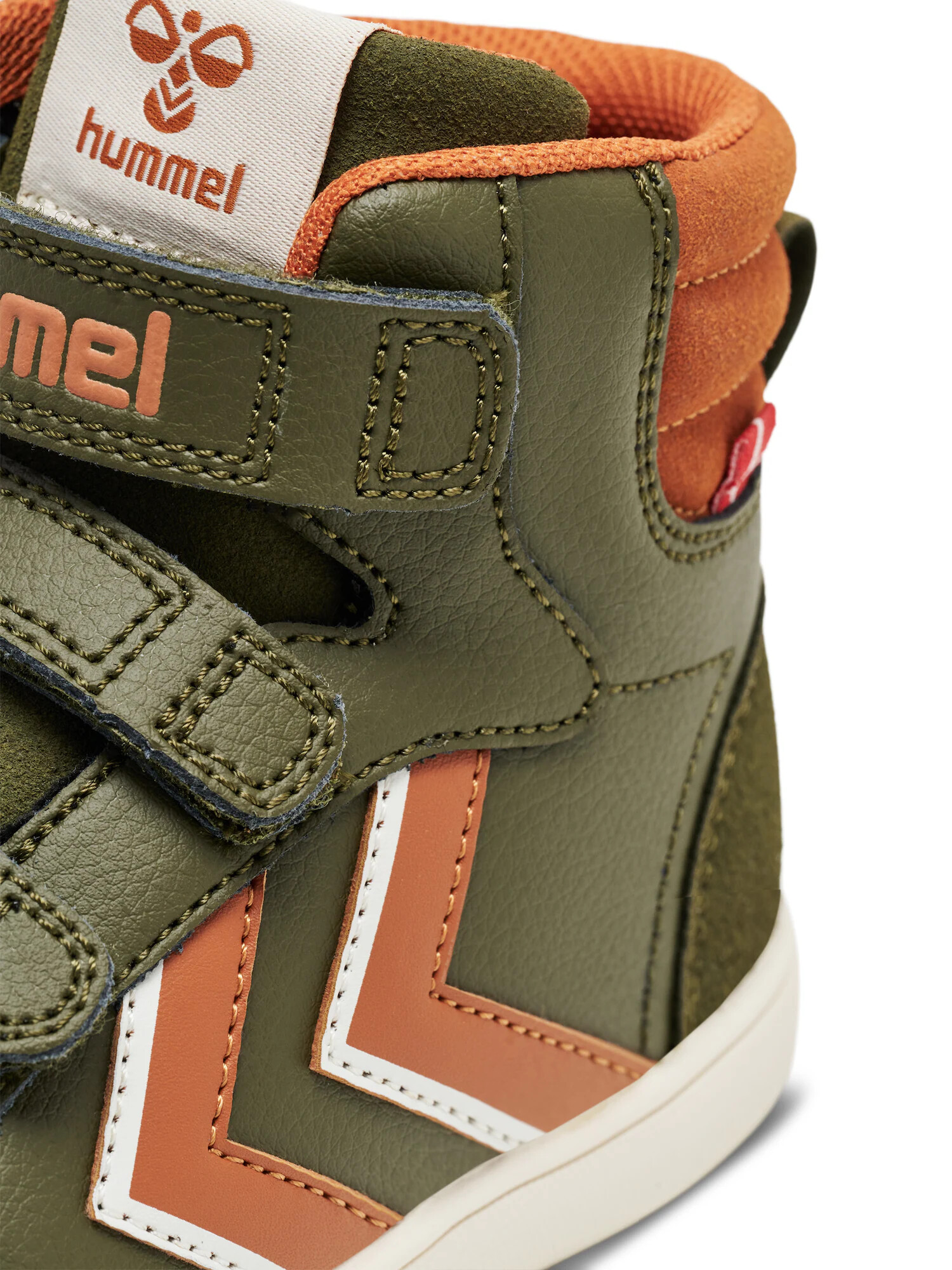 Hummel Sneaker 'STADIL PRO' ombră / portocaliu / alb - Pled.ro