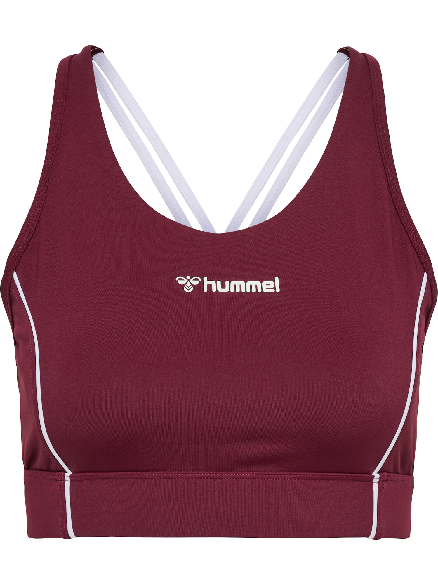 Hummel Sutien sport mov zmeură / alb - Pled.ro