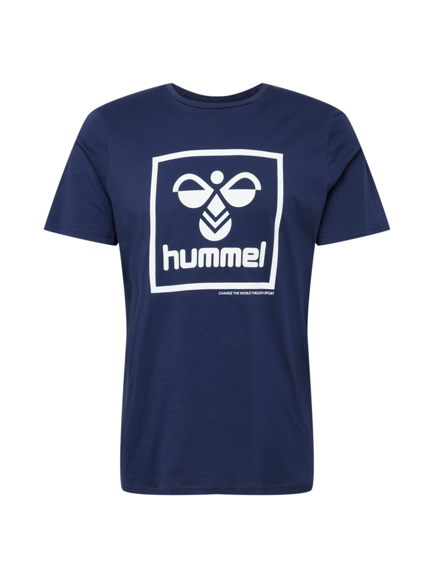 Hummel Tricou albastru marin / alb - Pled.ro