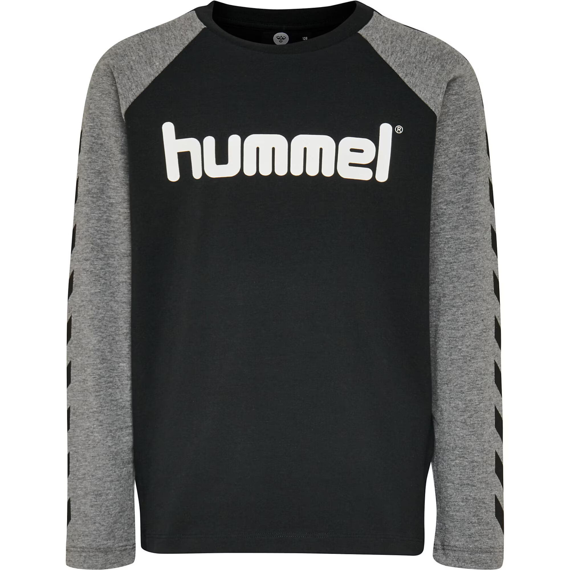 Hummel Tricou 'BOYS' gri amestecat / negru / alb - Pled.ro