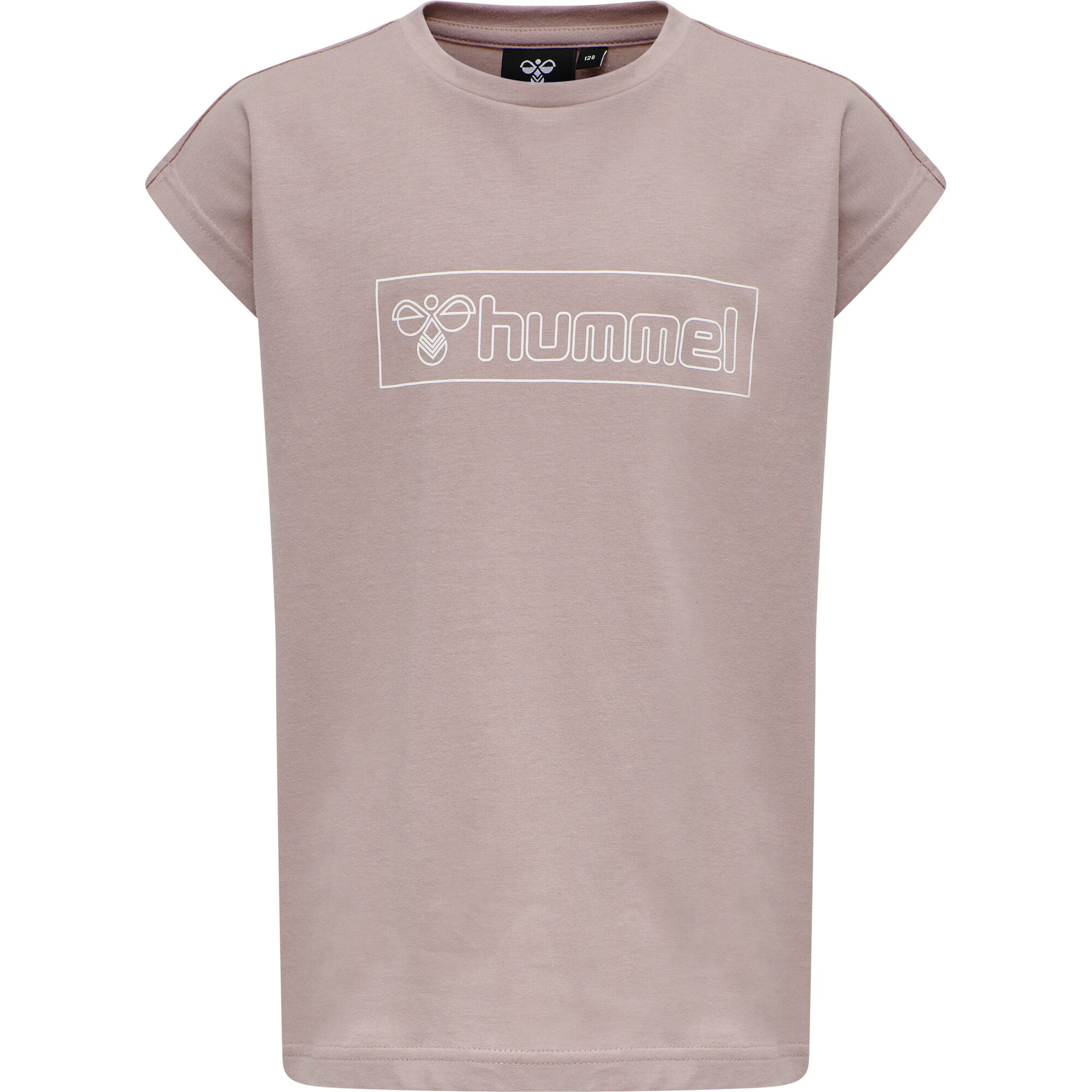 Hummel Tricou culoarea pielii / alb - Pled.ro