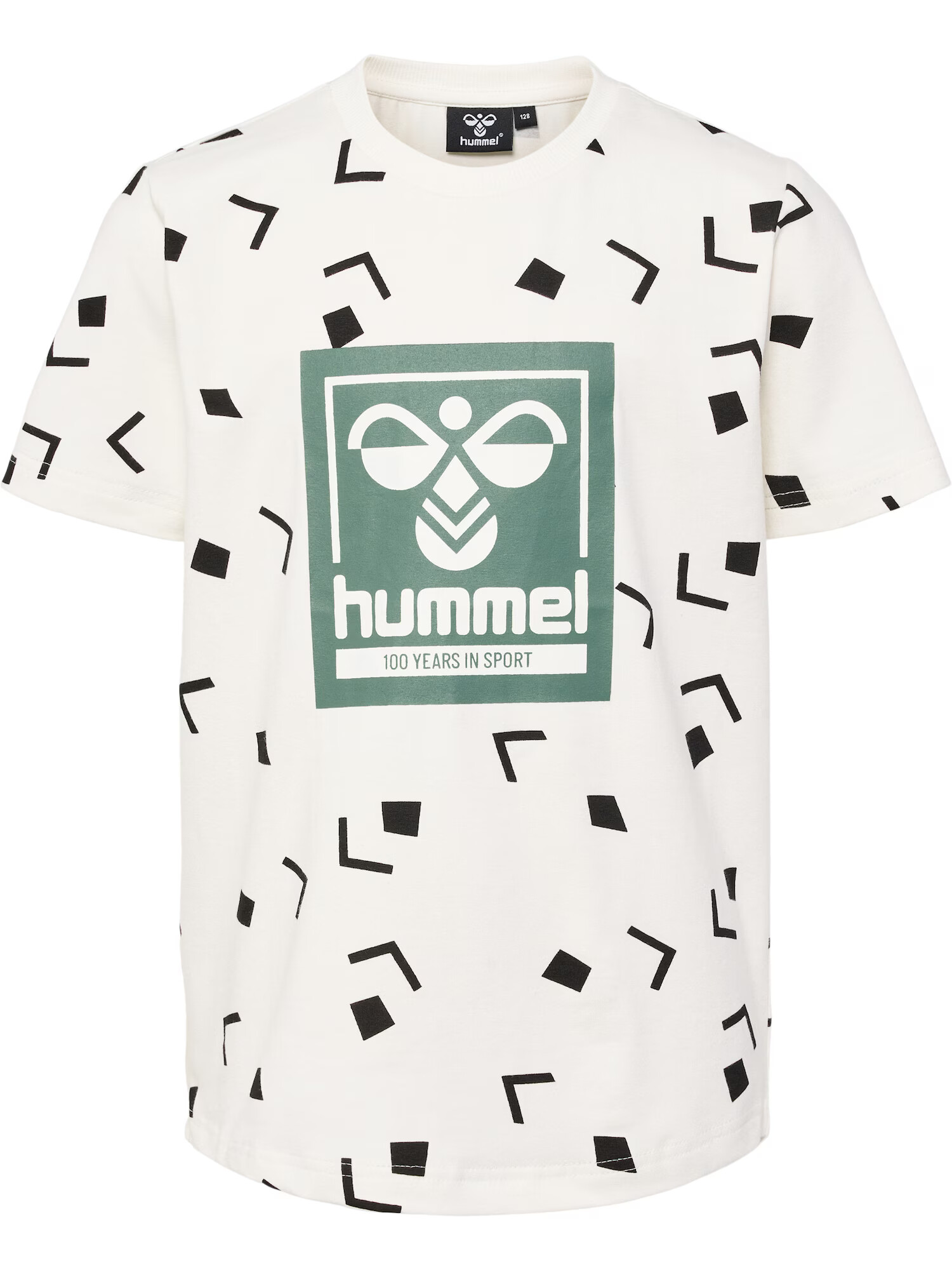 Hummel Tricou 'Eli' verde / negru / alb - Pled.ro