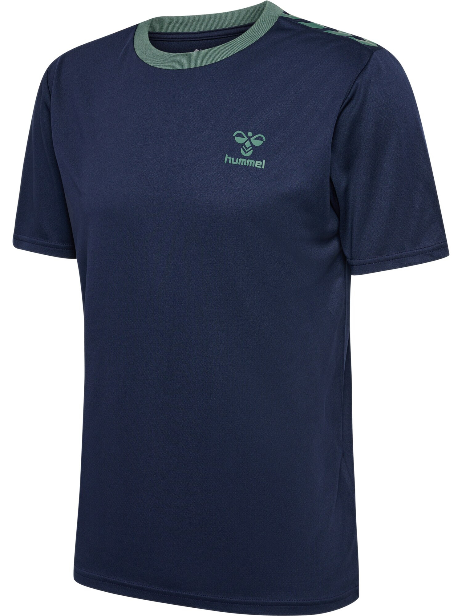 Hummel Tricou funcțional bleumarin / verde - Pled.ro