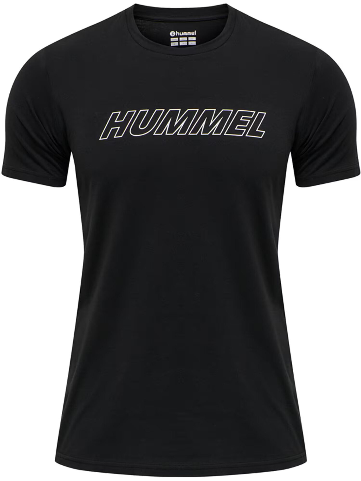 Hummel Tricou funcțional 'Callum' negru / alb - Pled.ro