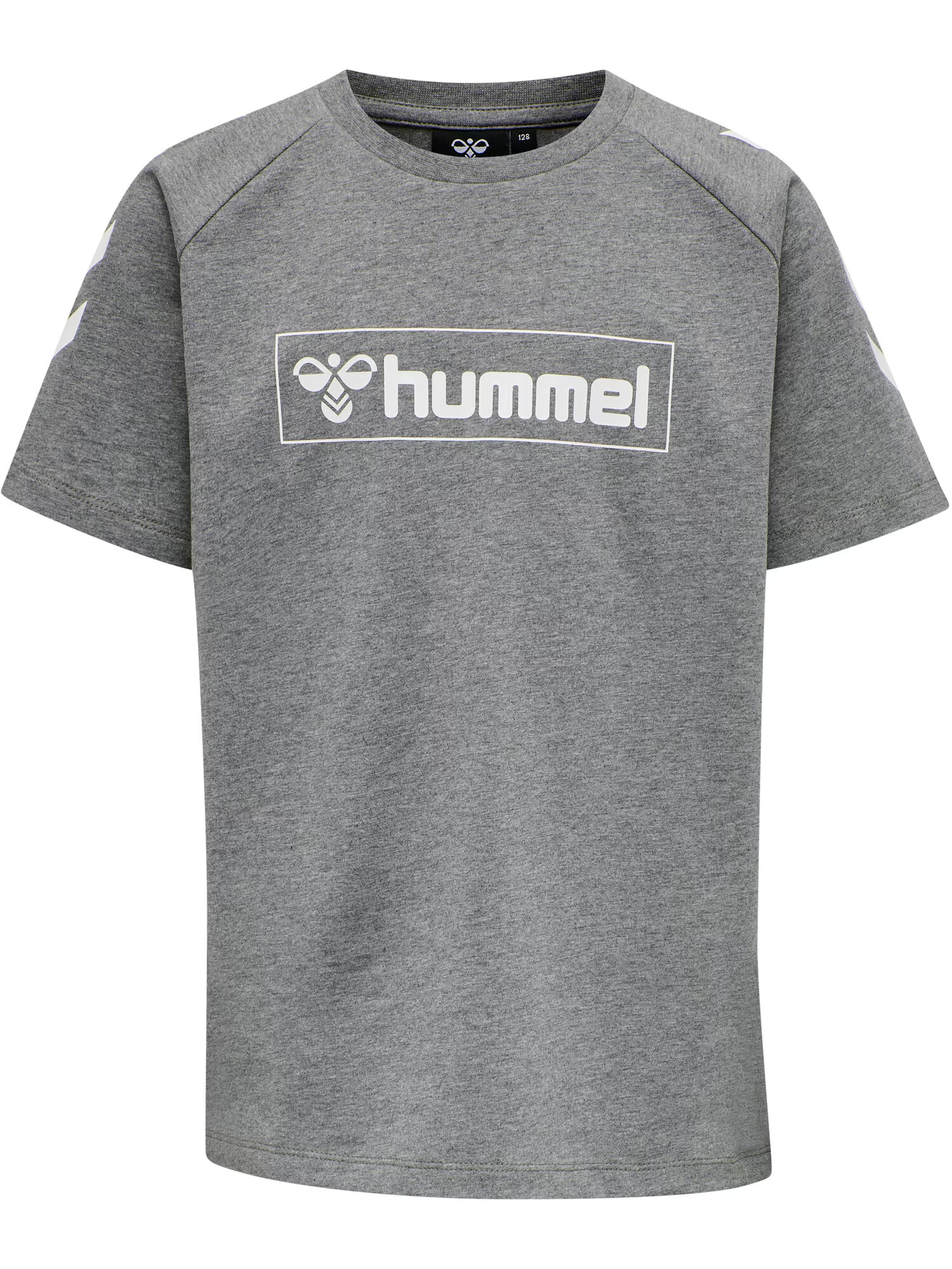 Hummel Tricou funcțional gri amestecat / alb - Pled.ro