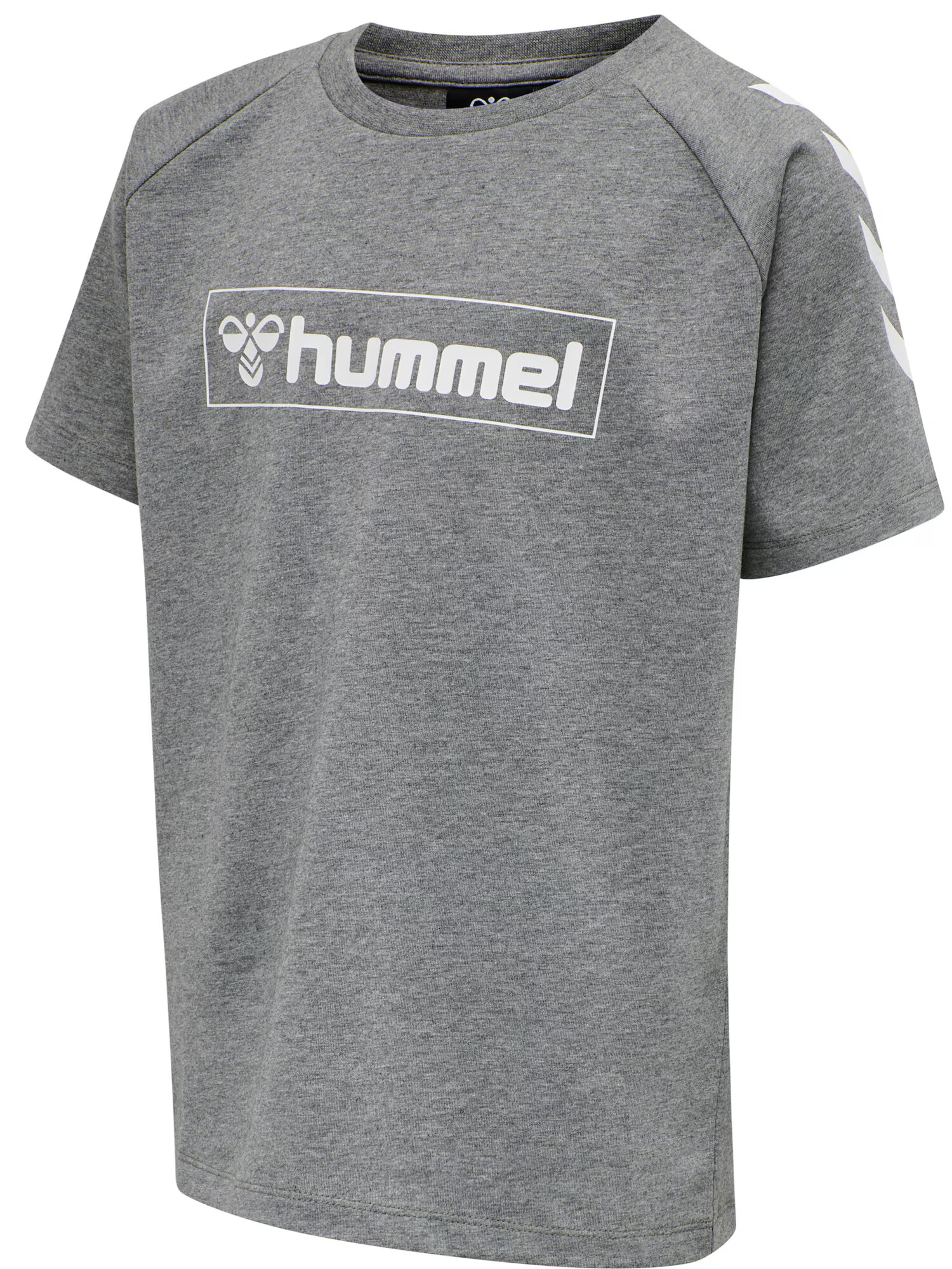 Hummel Tricou funcțional gri amestecat / alb - Pled.ro