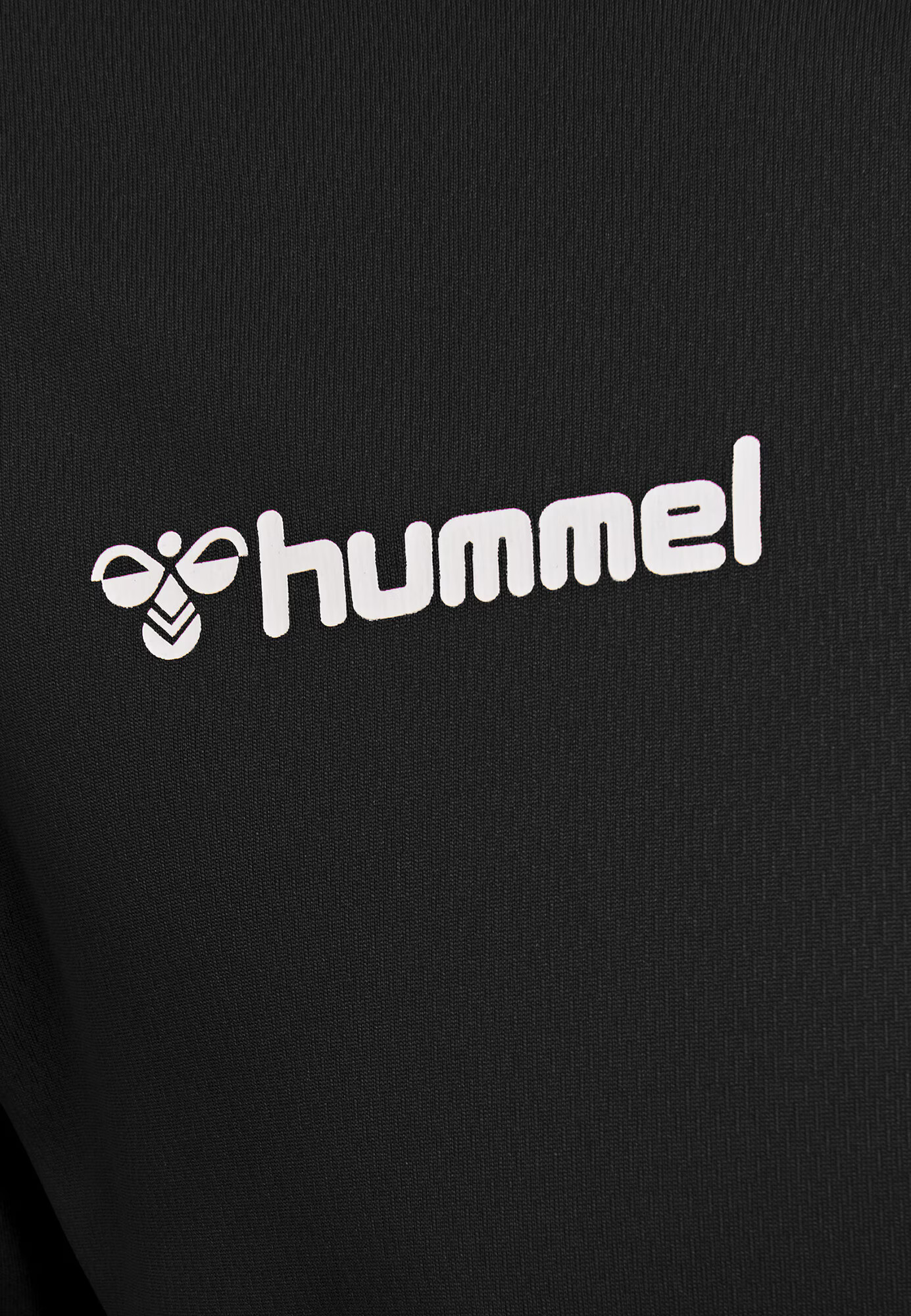 Hummel Tricou funcțional negru / alb - Pled.ro