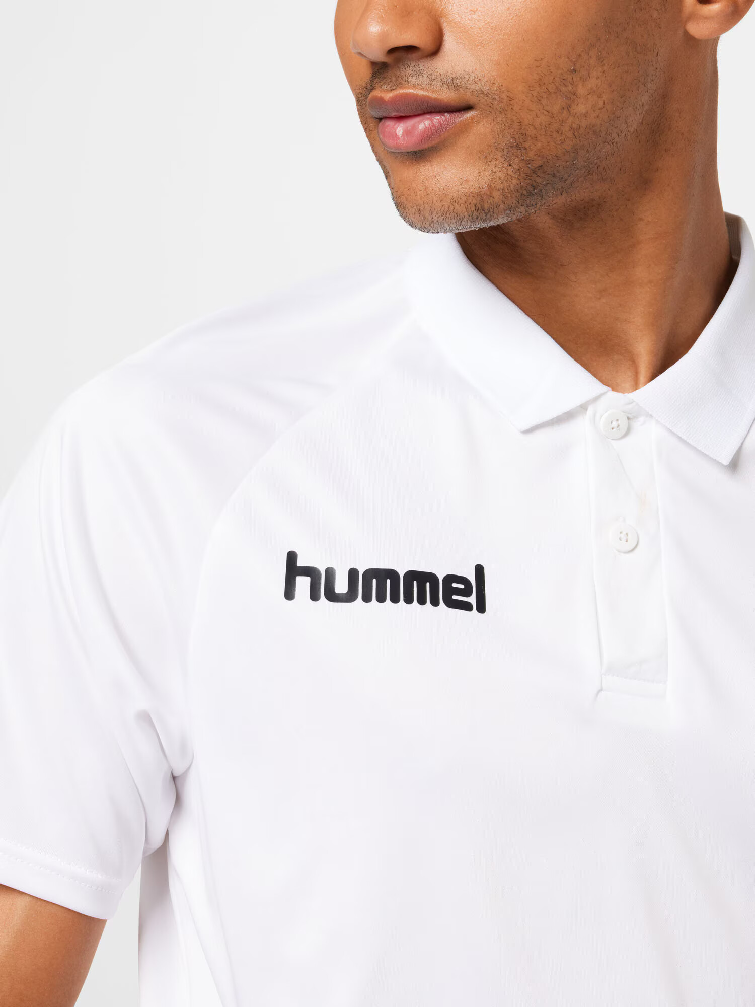 Hummel Tricou funcțional negru / alb - Pled.ro