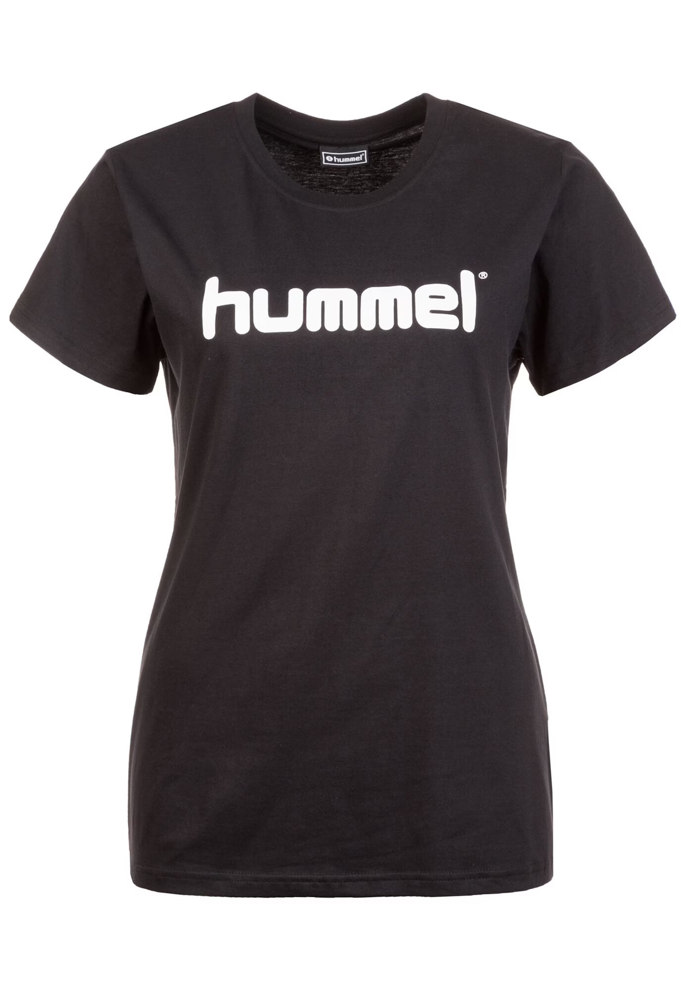 Hummel Tricou negru / alb - Pled.ro