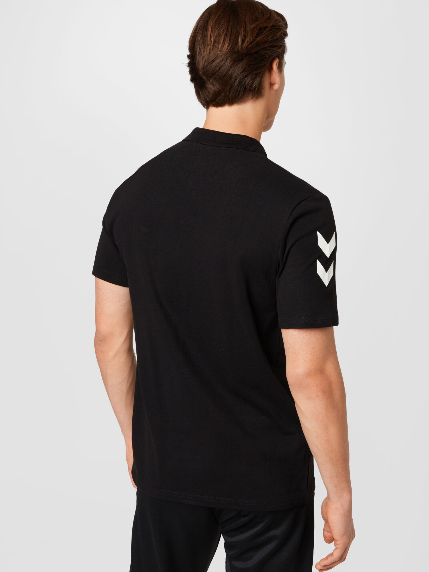 Hummel Tricou funcțional negru / alb - Pled.ro