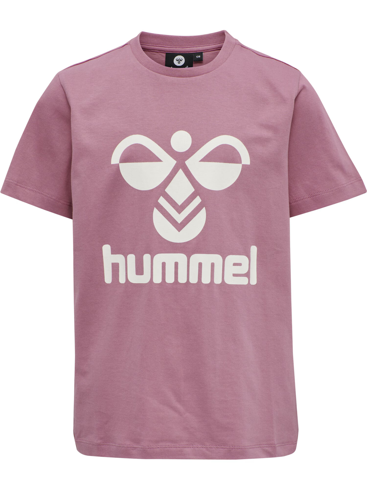 Hummel Tricou 'Tres' roz pal / alb - Pled.ro