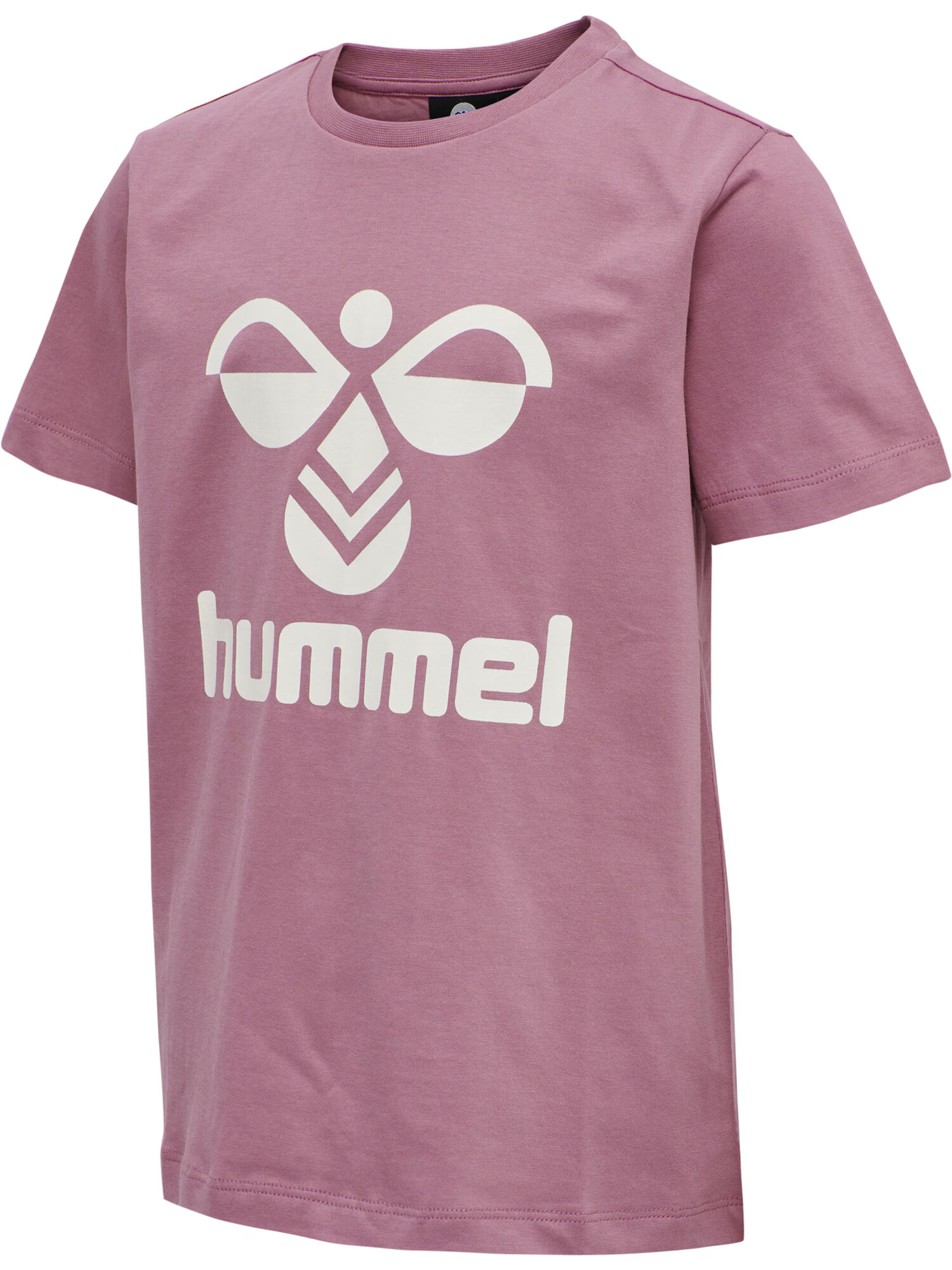 Hummel Tricou 'Tres' roz pal / alb - Pled.ro