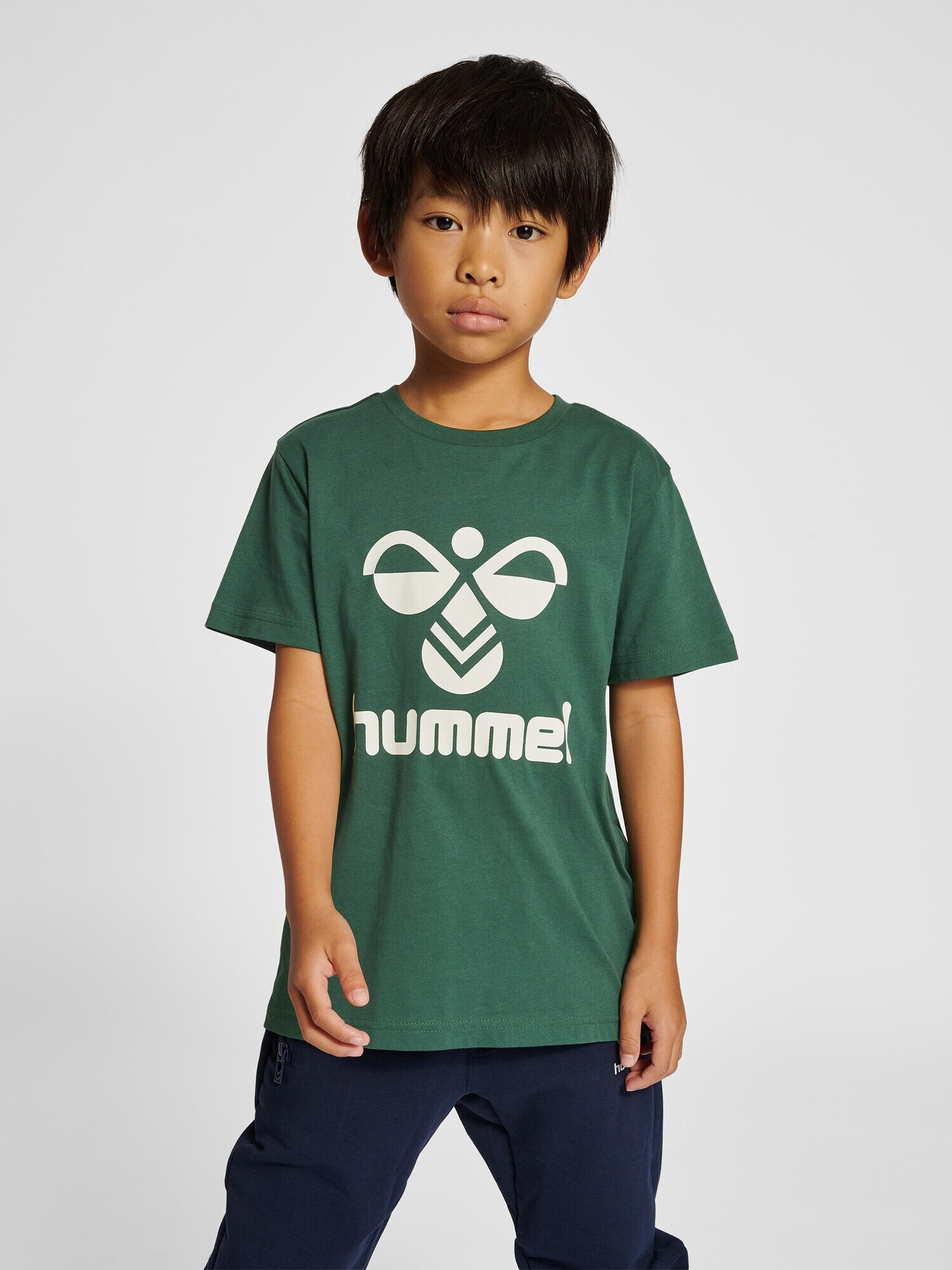 Hummel Tricou funcțional 'TRES' verde pin / alb - Pled.ro