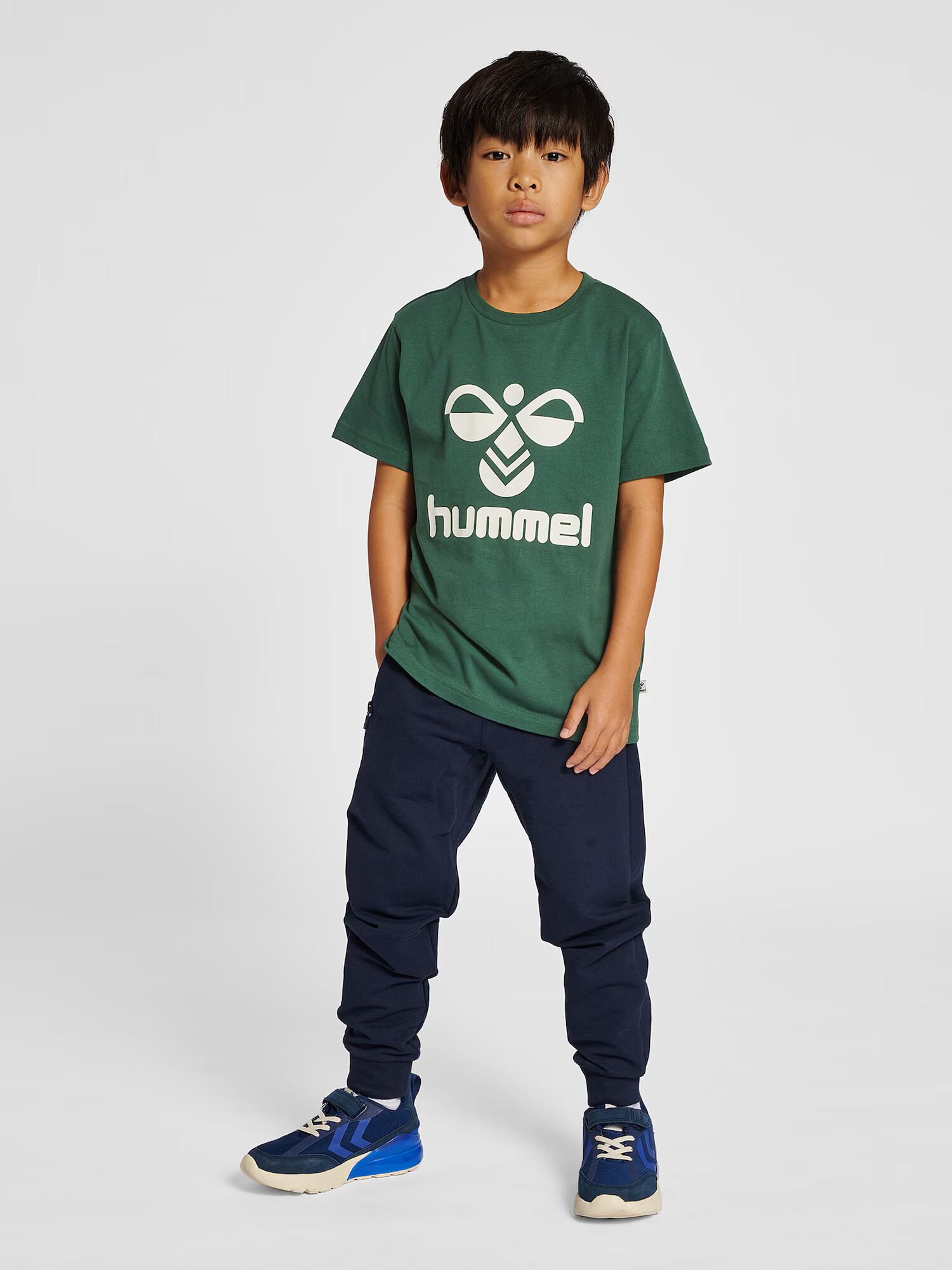 Hummel Tricou funcțional 'TRES' verde pin / alb - Pled.ro