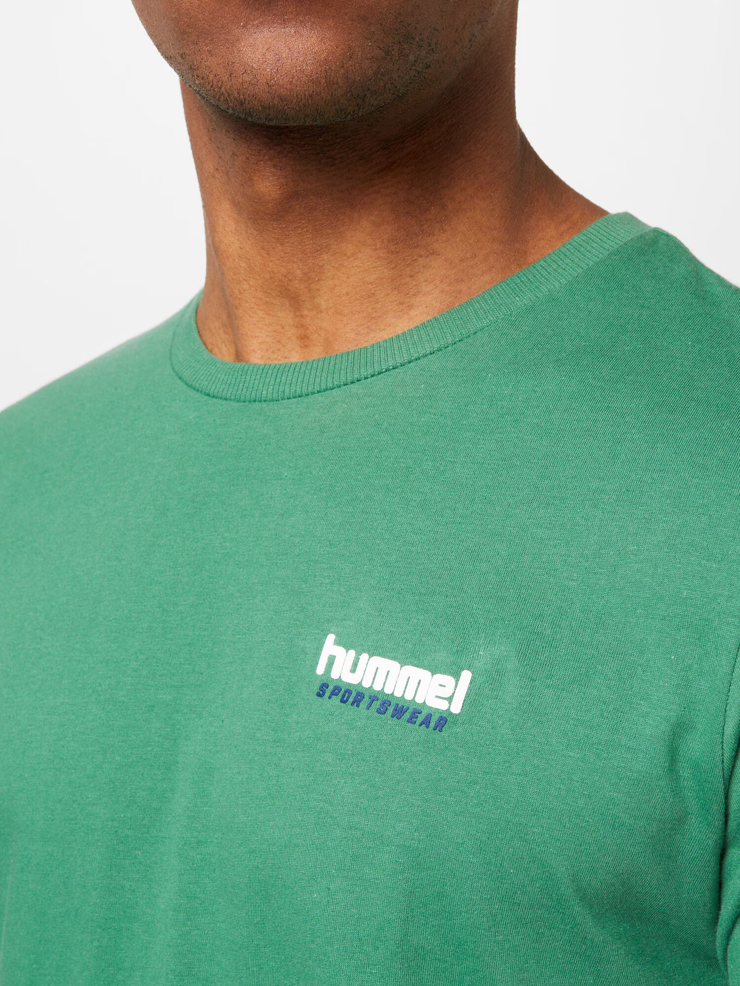 Hummel Tricou 'Gabe' bleumarin / verde iarbă / alb - Pled.ro