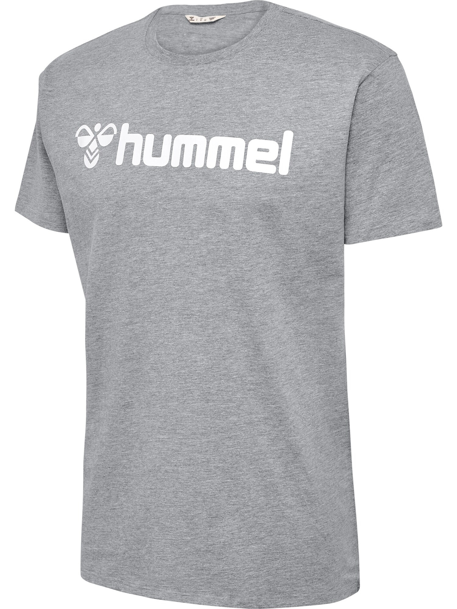 Hummel Tricou 'Go 2.0' gri amestecat / alb - Pled.ro