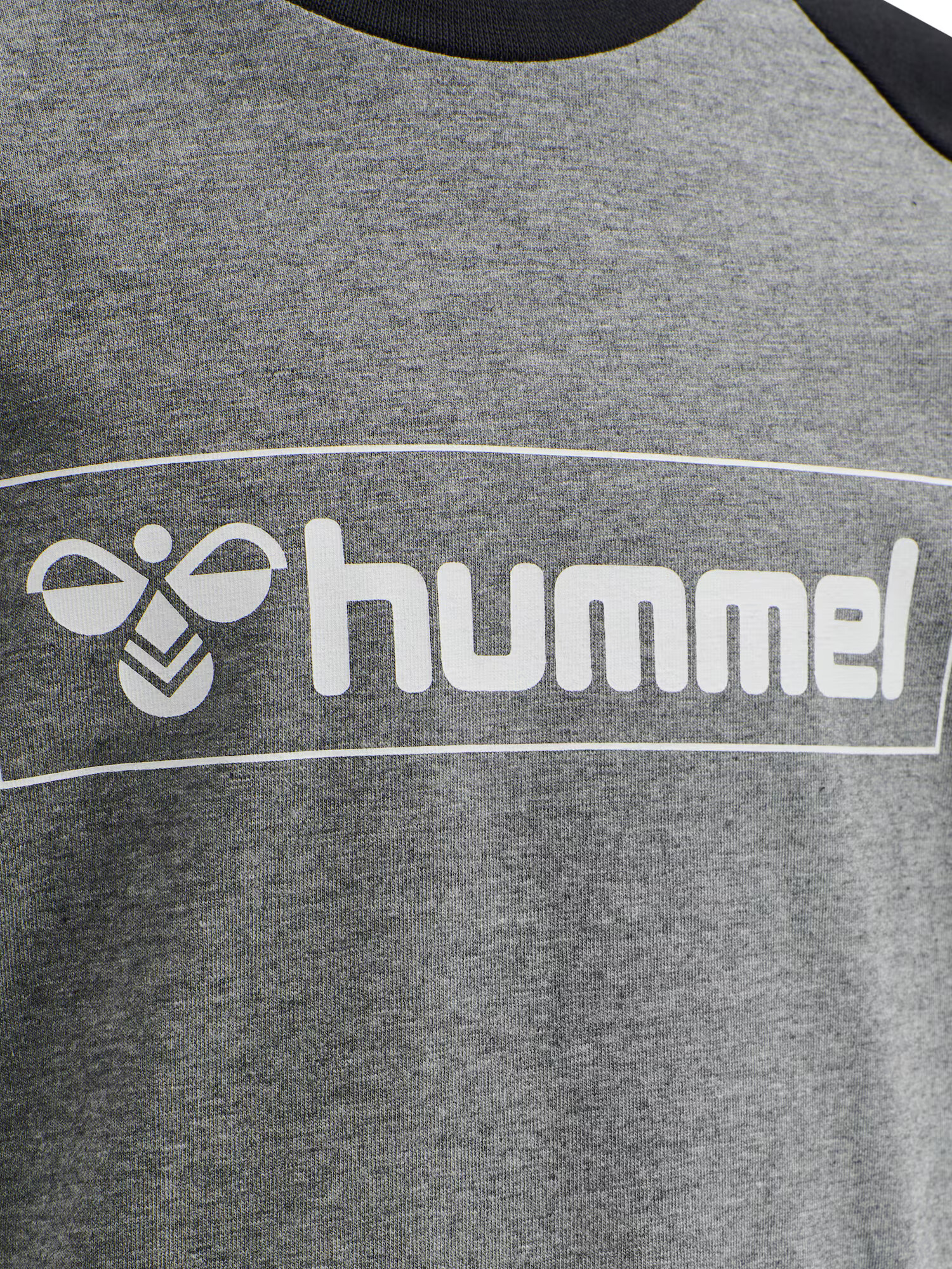 Hummel Tricou gri amestecat / negru / alb - Pled.ro