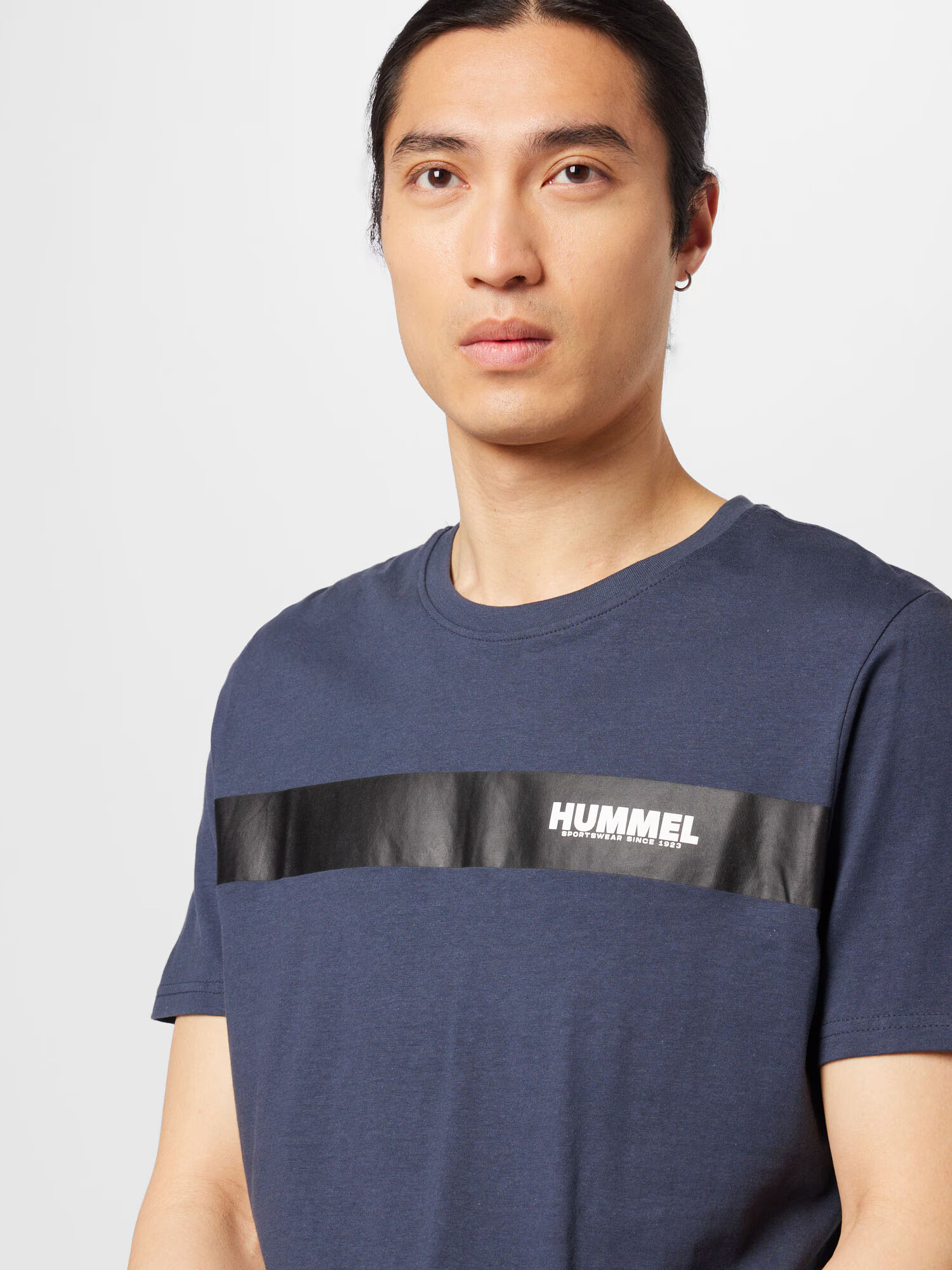 Hummel Tricou 'SEAN' albastru marin / negru / alb - Pled.ro