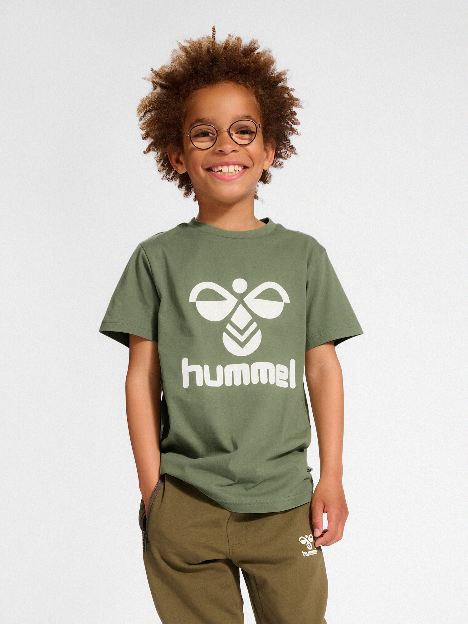 Hummel Tricou funcțional 'Tres' verde / alb - Pled.ro