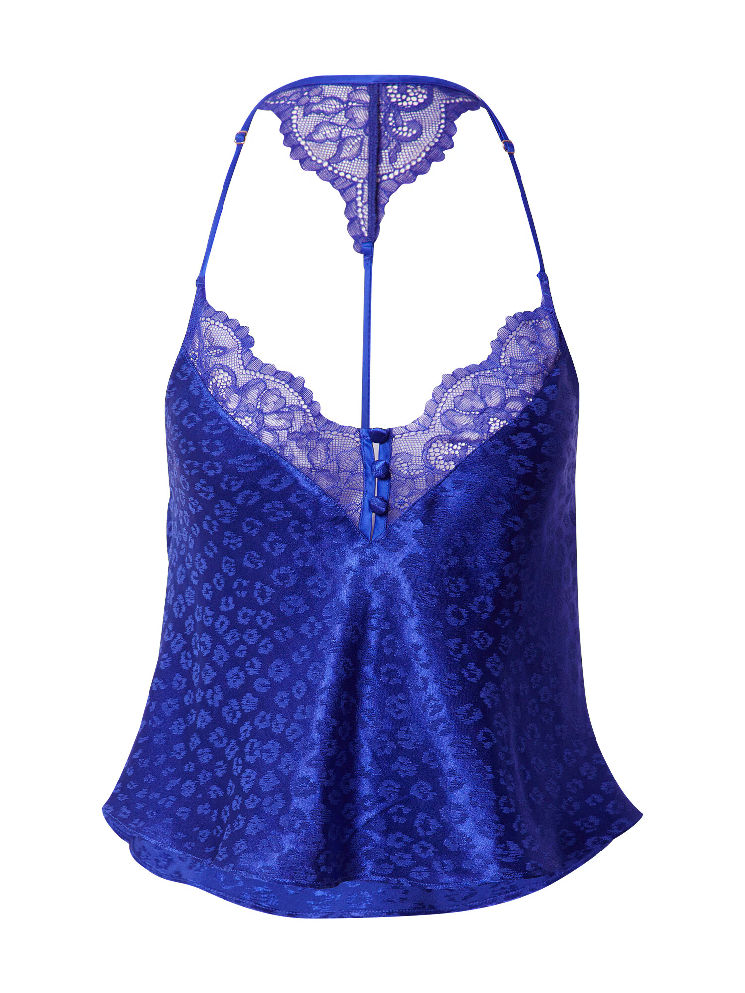 Hunkemöller Bluză de noapte bleumarin / albastru regal - Pled.ro