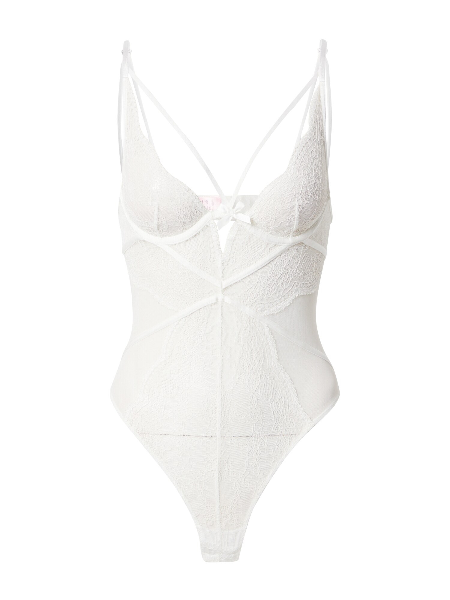 Hunkemöller Body 'Isabelle' alb - Pled.ro