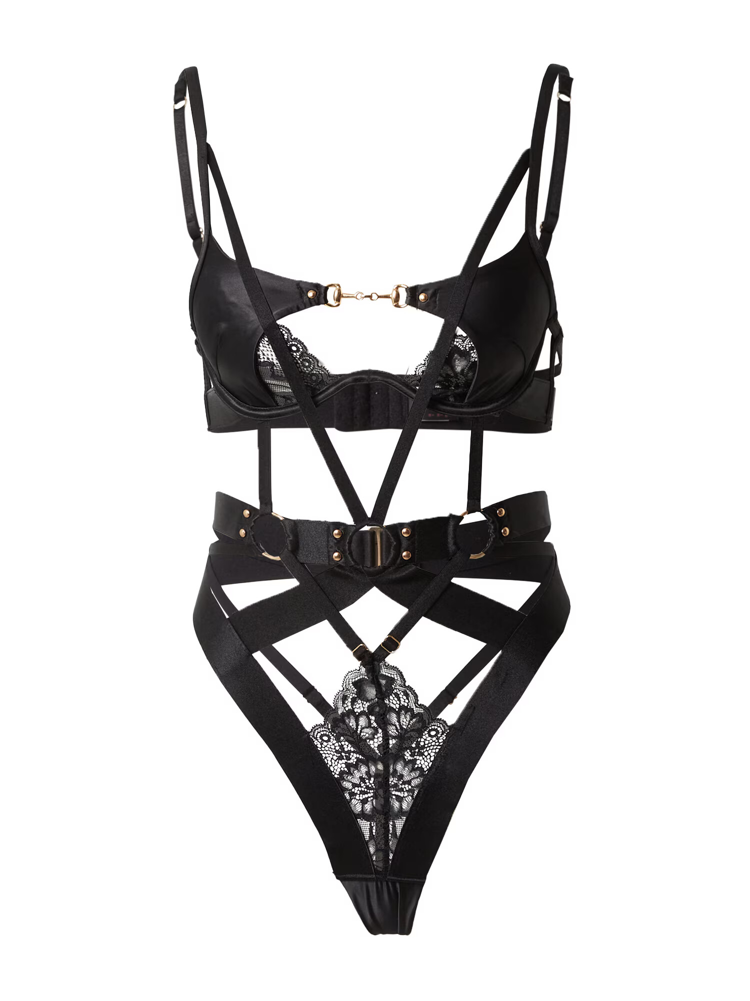 Hunkemöller Body 'Saskia' negru - Pled.ro