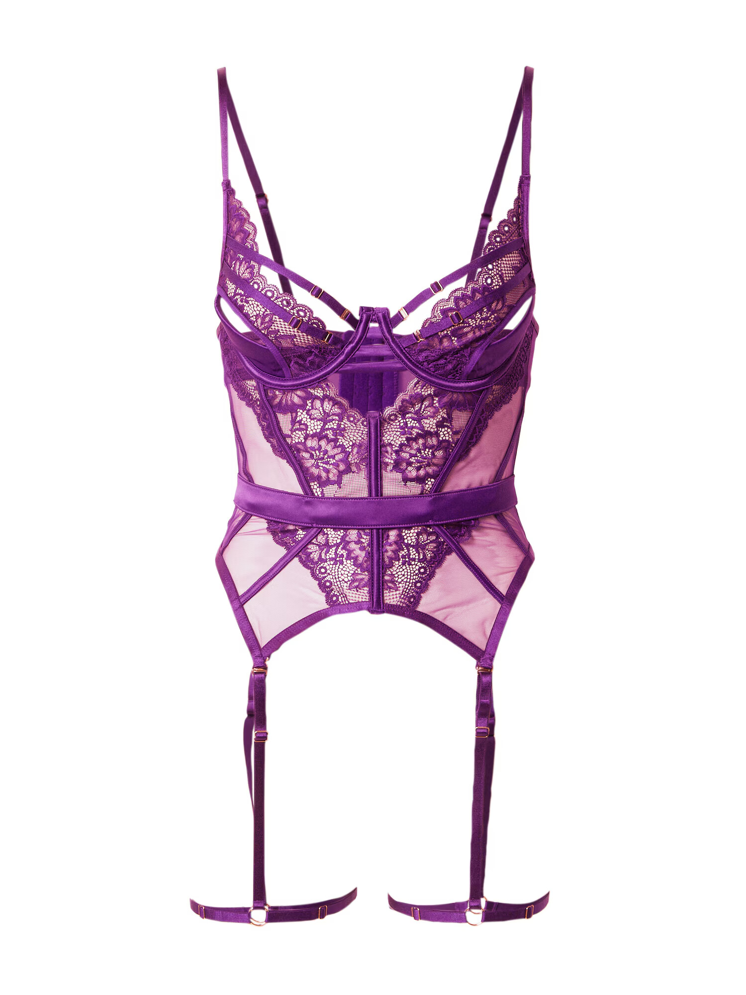 Hunkemöller Corsete 'Roxanne' mov închis - Pled.ro