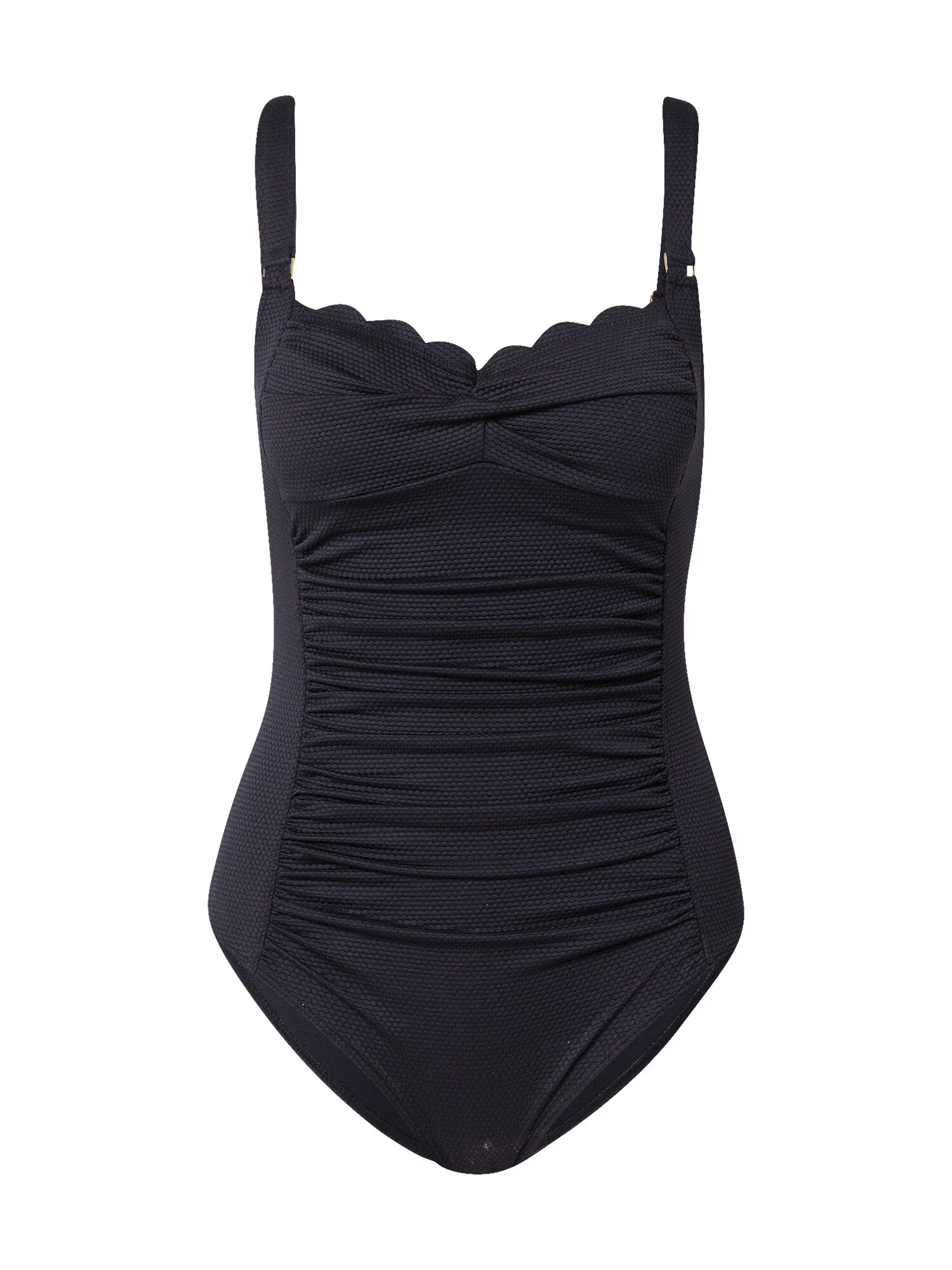 Hunkemöller Costum de baie întreg 'Scallop' negru - Pled.ro