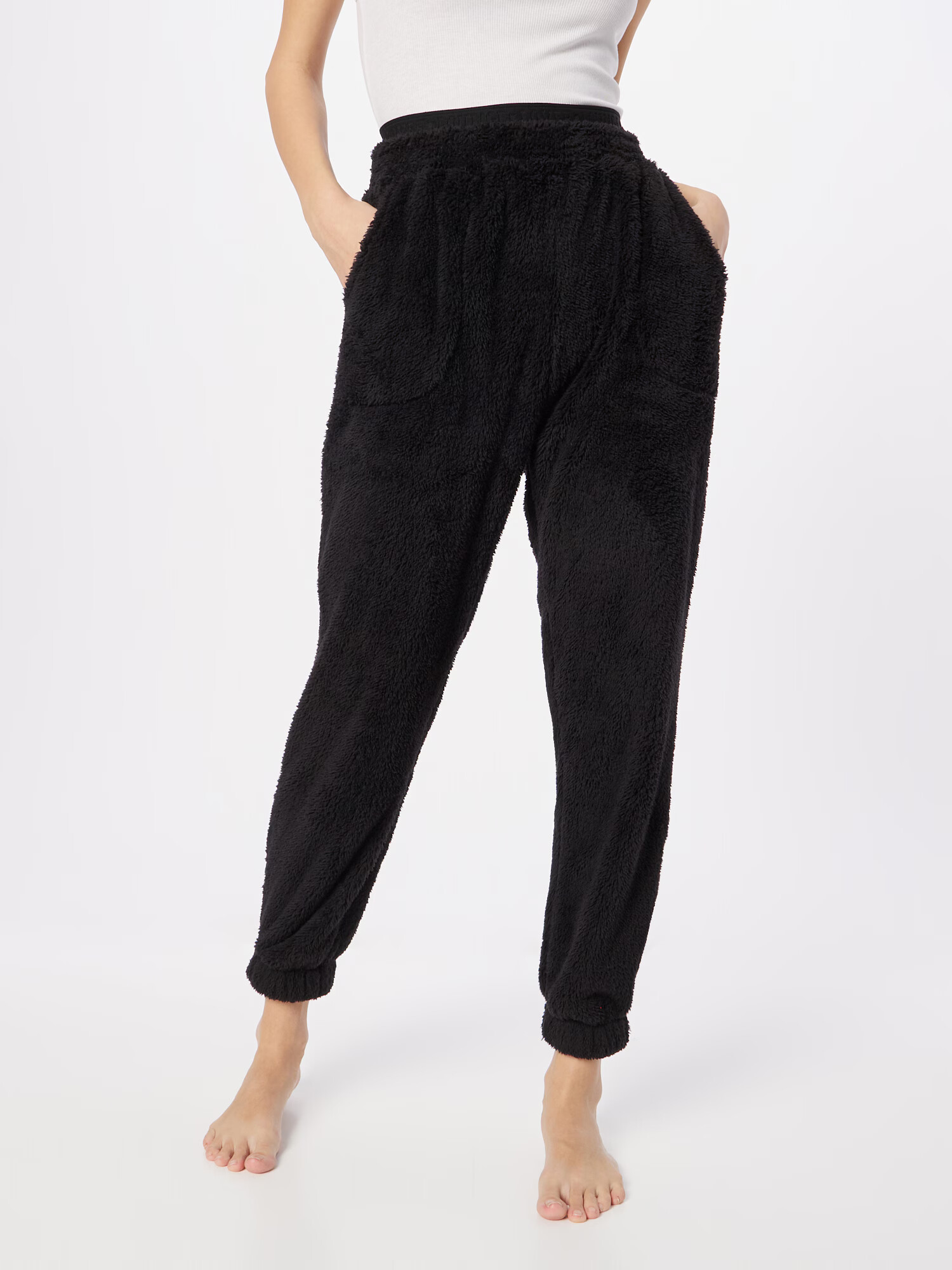 Hunkemöller Pantaloni de pijama negru - Pled.ro