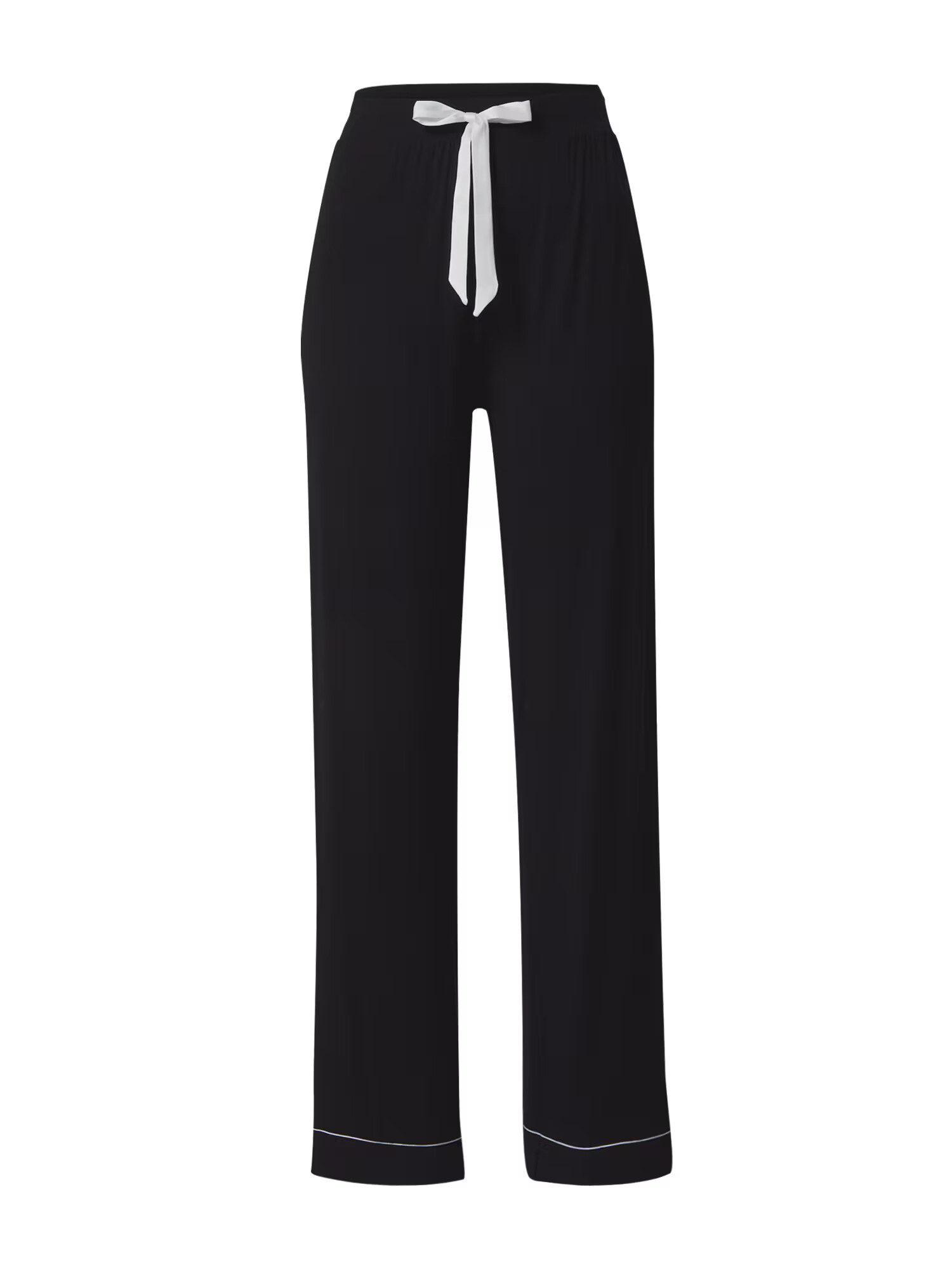 Hunkemöller Pantaloni de pijama negru / alb - Pled.ro