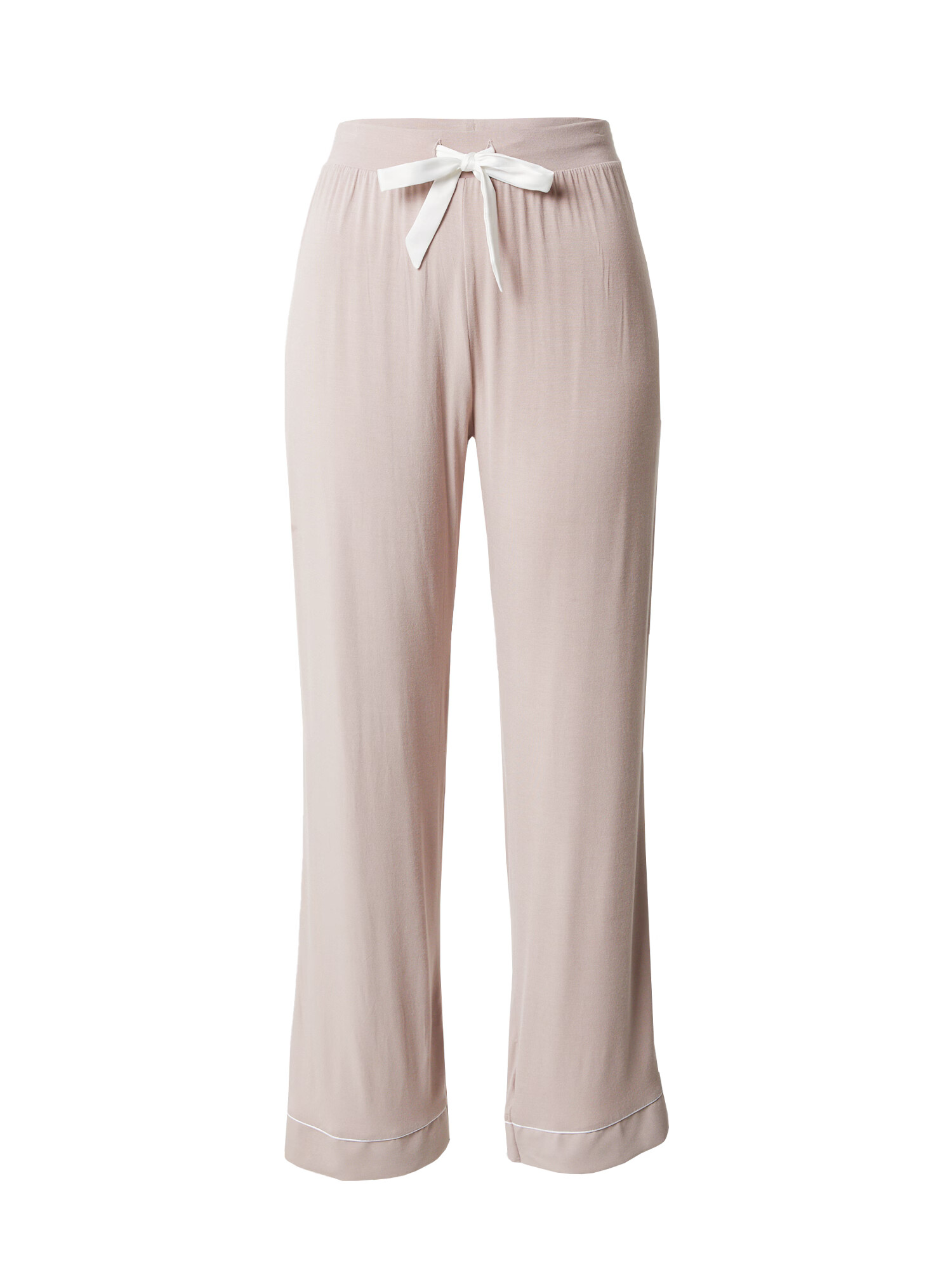 Hunkemöller Pantaloni de pijama roz pudră / alb - Pled.ro