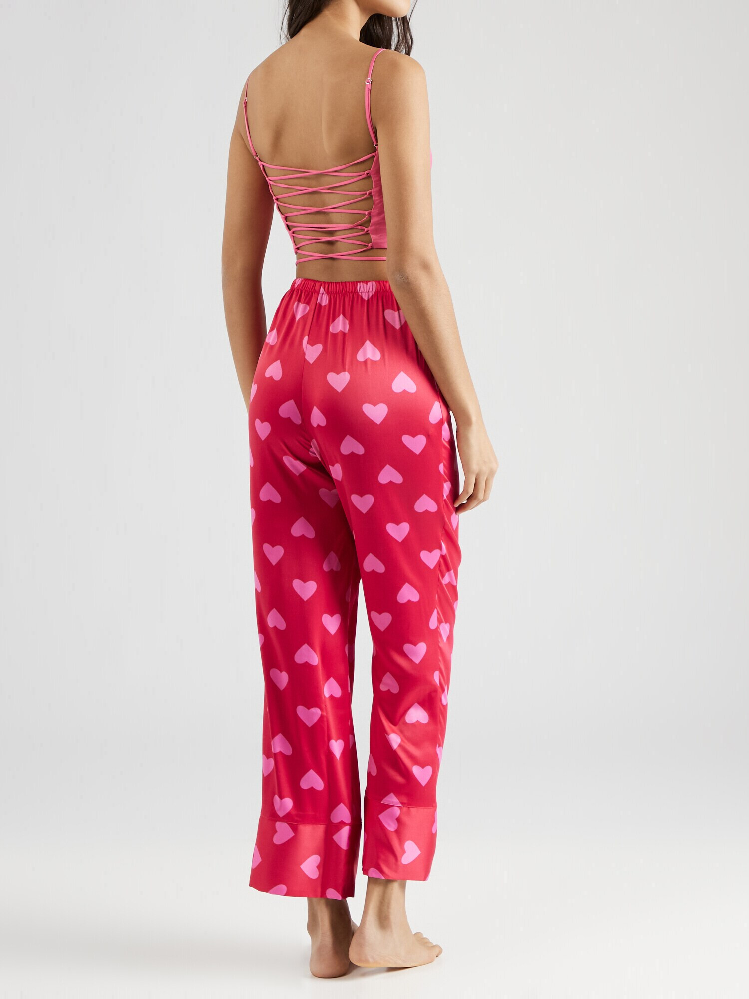 Hunkemöller Pantaloni de pijama roz / roz - Pled.ro