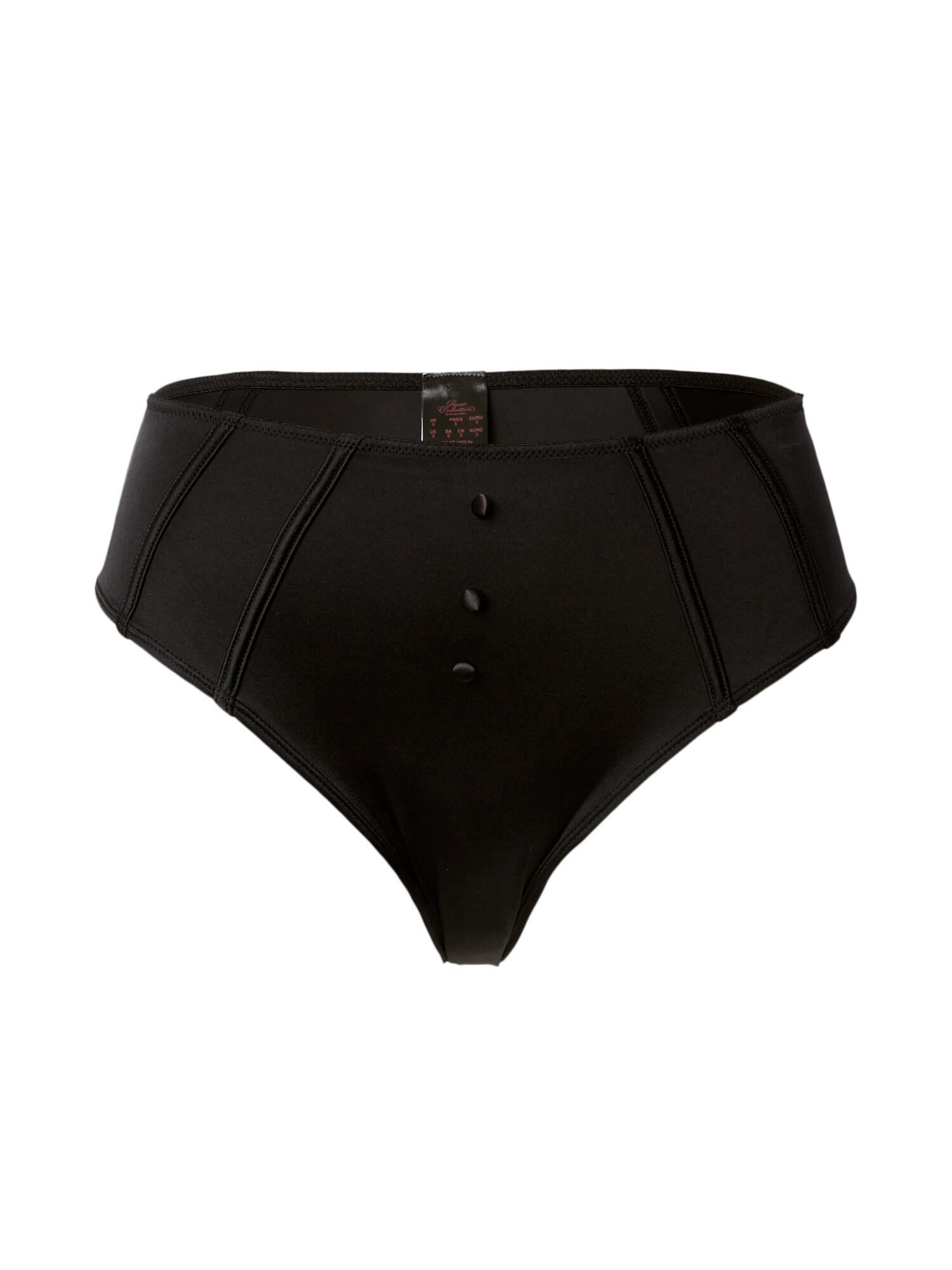 Hunkemöller Slip 'Bridget Bunny' negru / alb - Pled.ro