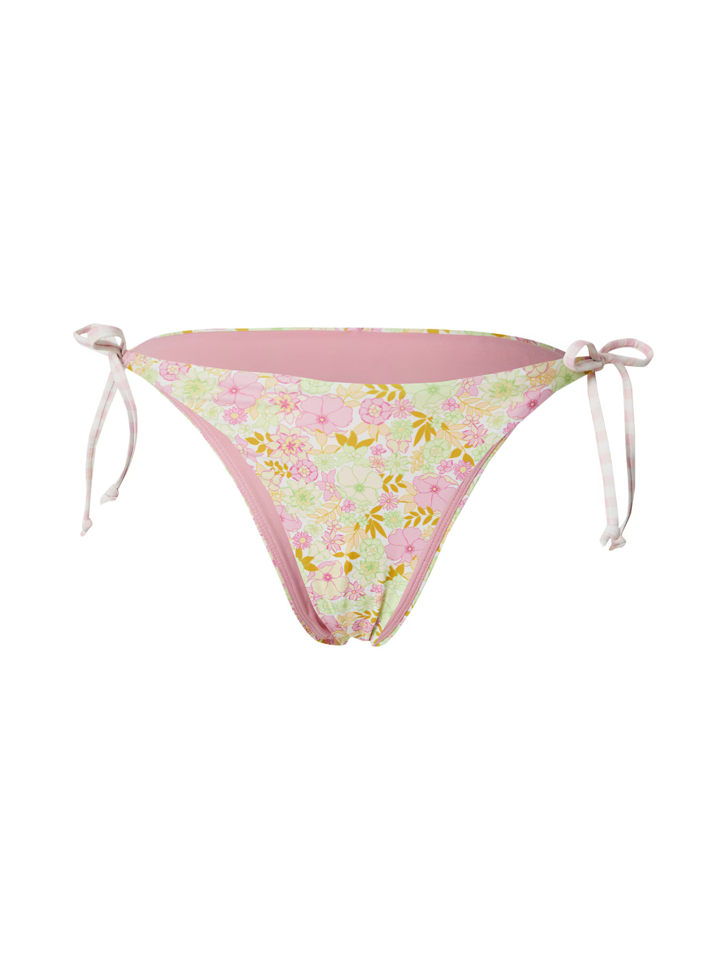 Hunkemöller Slip costum de baie 'Сheeky' verde deschis / lila / portocaliu caisă / alb - Pled.ro