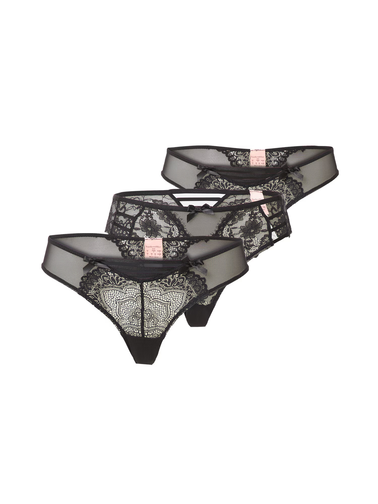 Hunkemöller Slip negru - Pled.ro