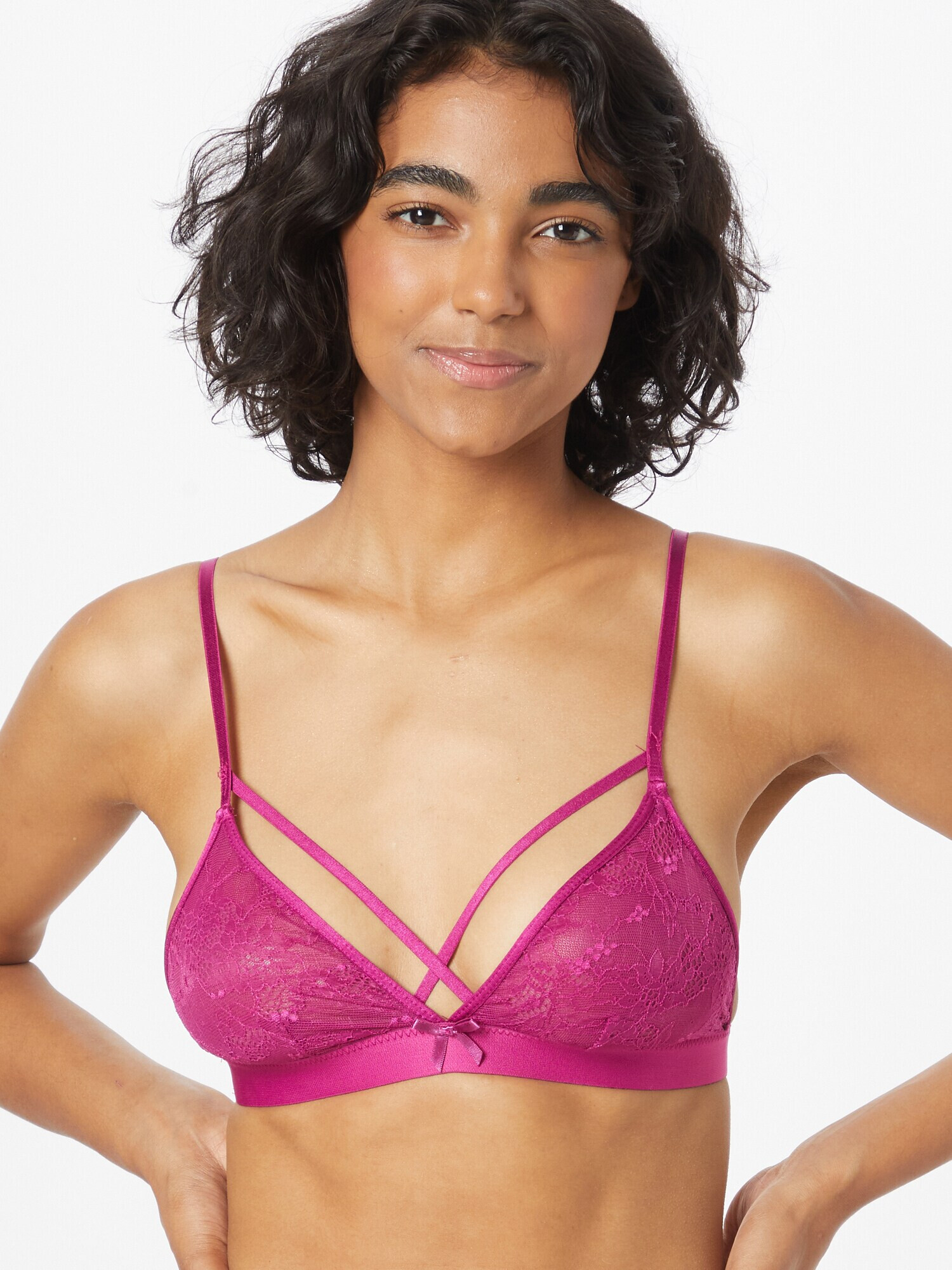 Hunkemöller Sutien 'Corby' roșu-violet - Pled.ro