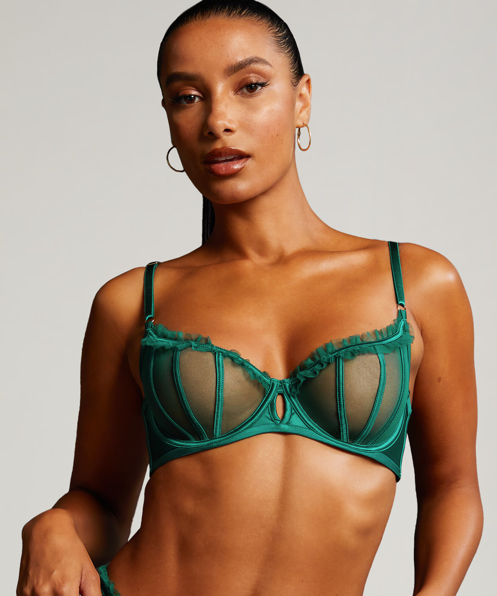 Hunkemöller Sutien 'Courtney' verde - Pled.ro