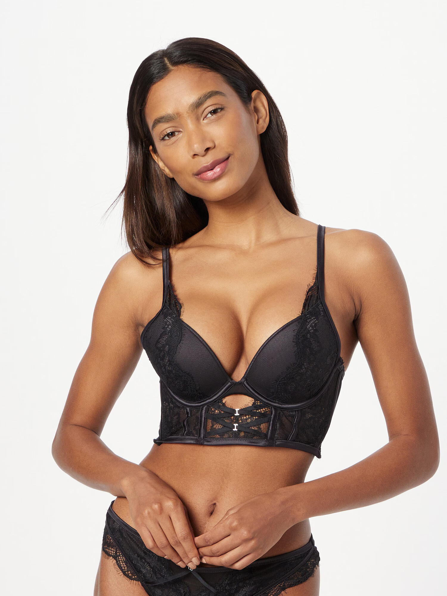 Hunkemöller Sutien 'Elissa' negru - Pled.ro