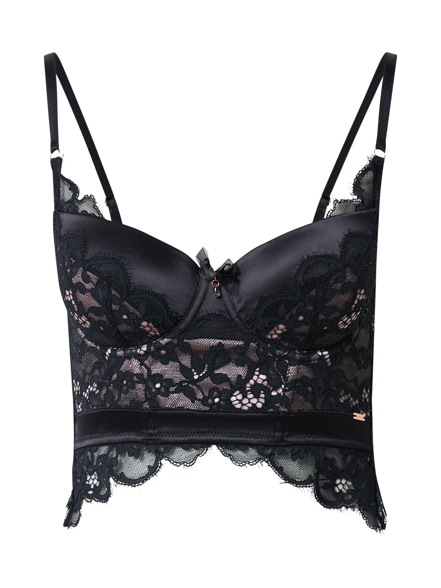 Hunkemöller Sutien 'Heather' roz pudră / negru - Pled.ro