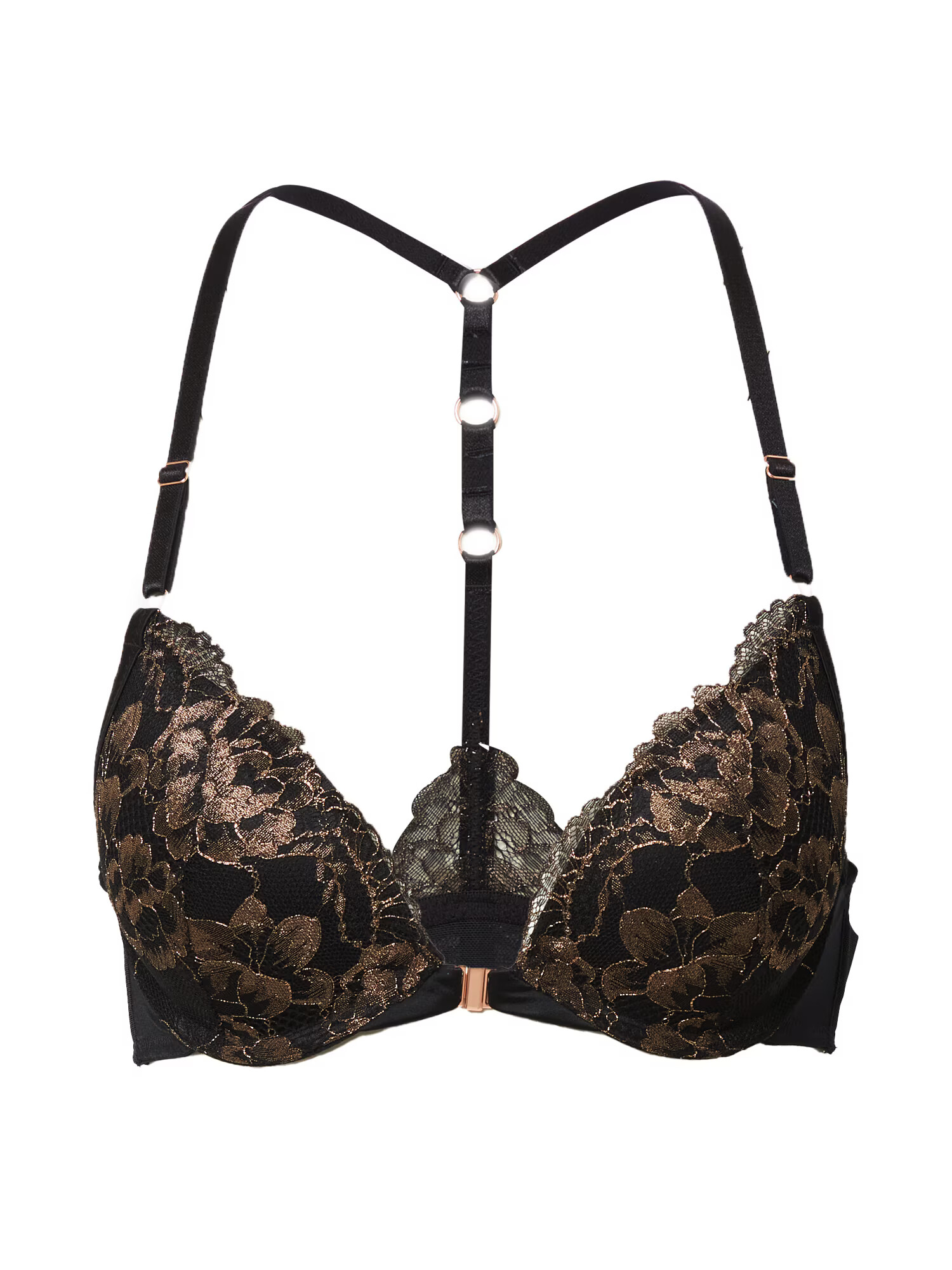 Hunkemöller Sutien 'Lexi' bronz / negru - Pled.ro