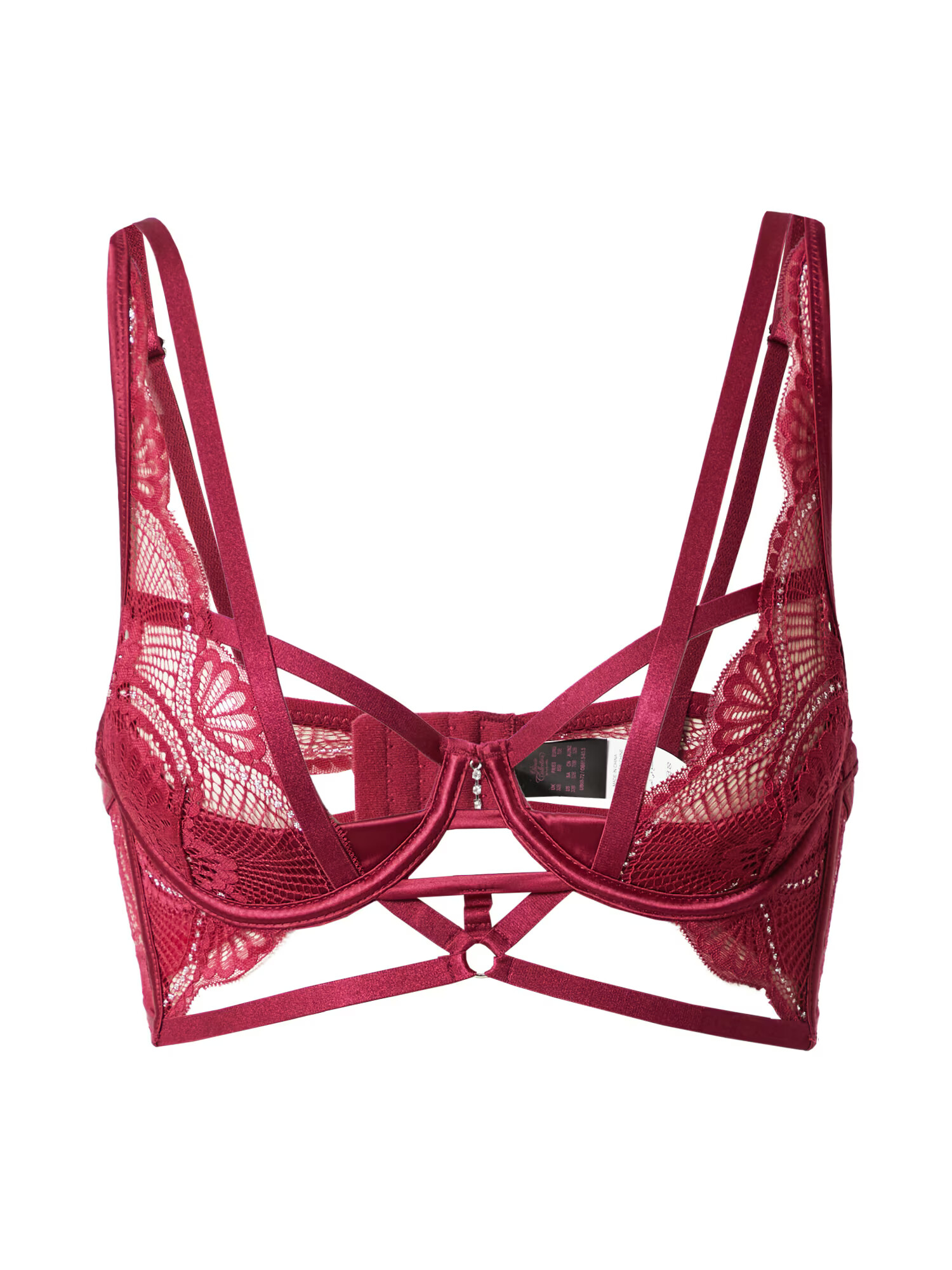 Hunkemöller Sutien 'Lyra' roșu bordeaux - Pled.ro