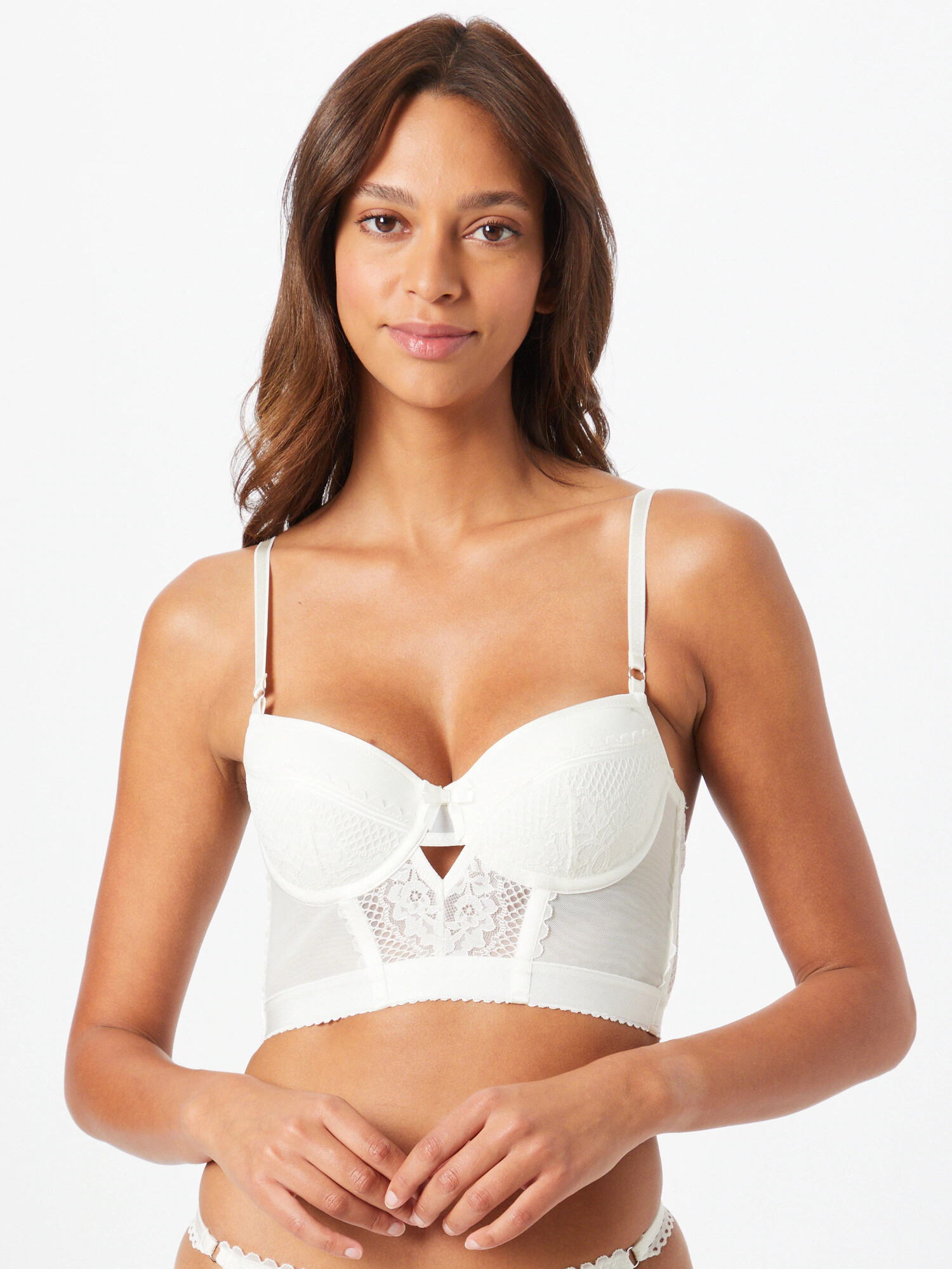 Hunkemöller Sutien 'Malika' alb - Pled.ro