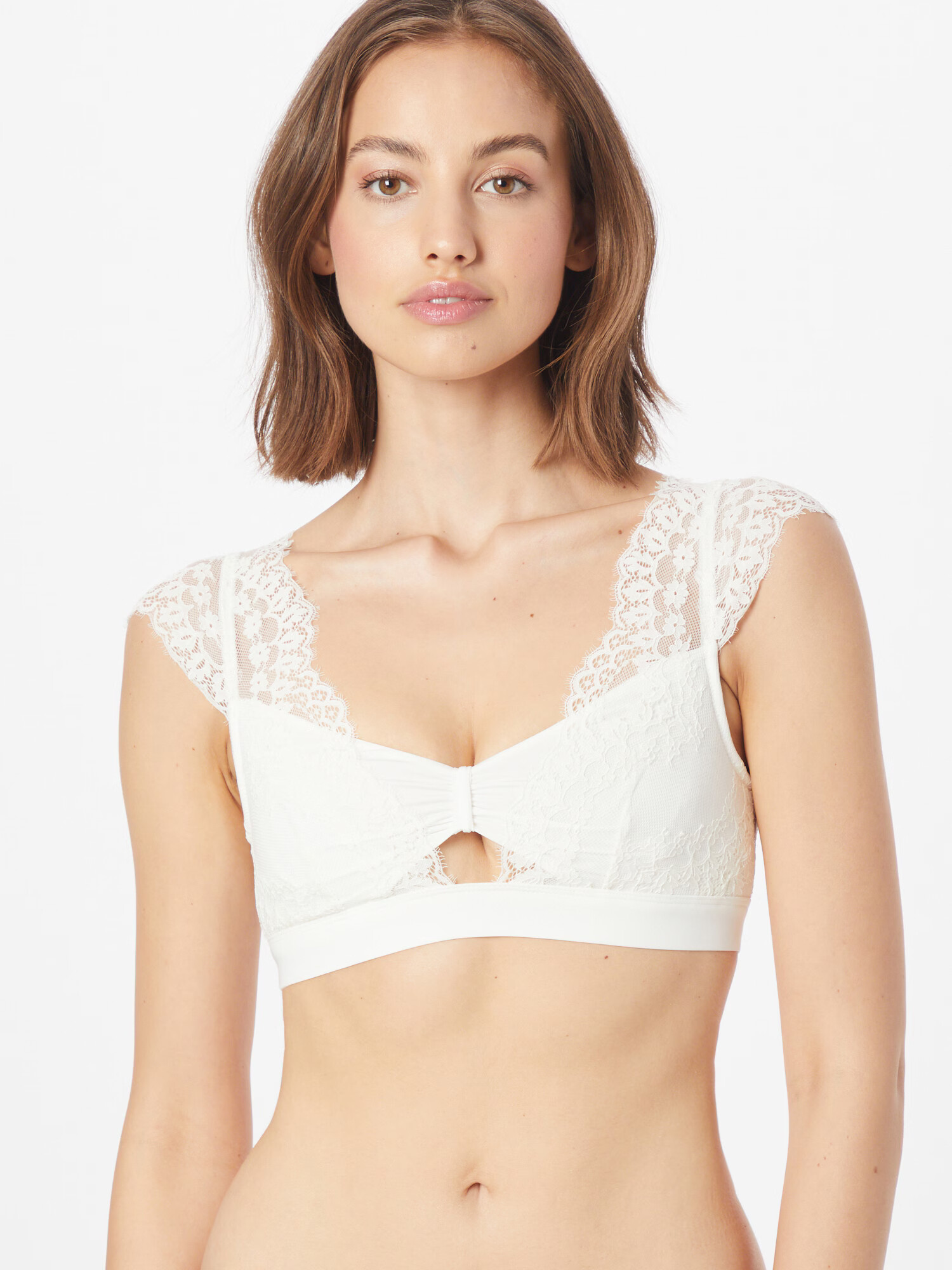 Hunkemöller Sutien 'Penelope' alb - Pled.ro