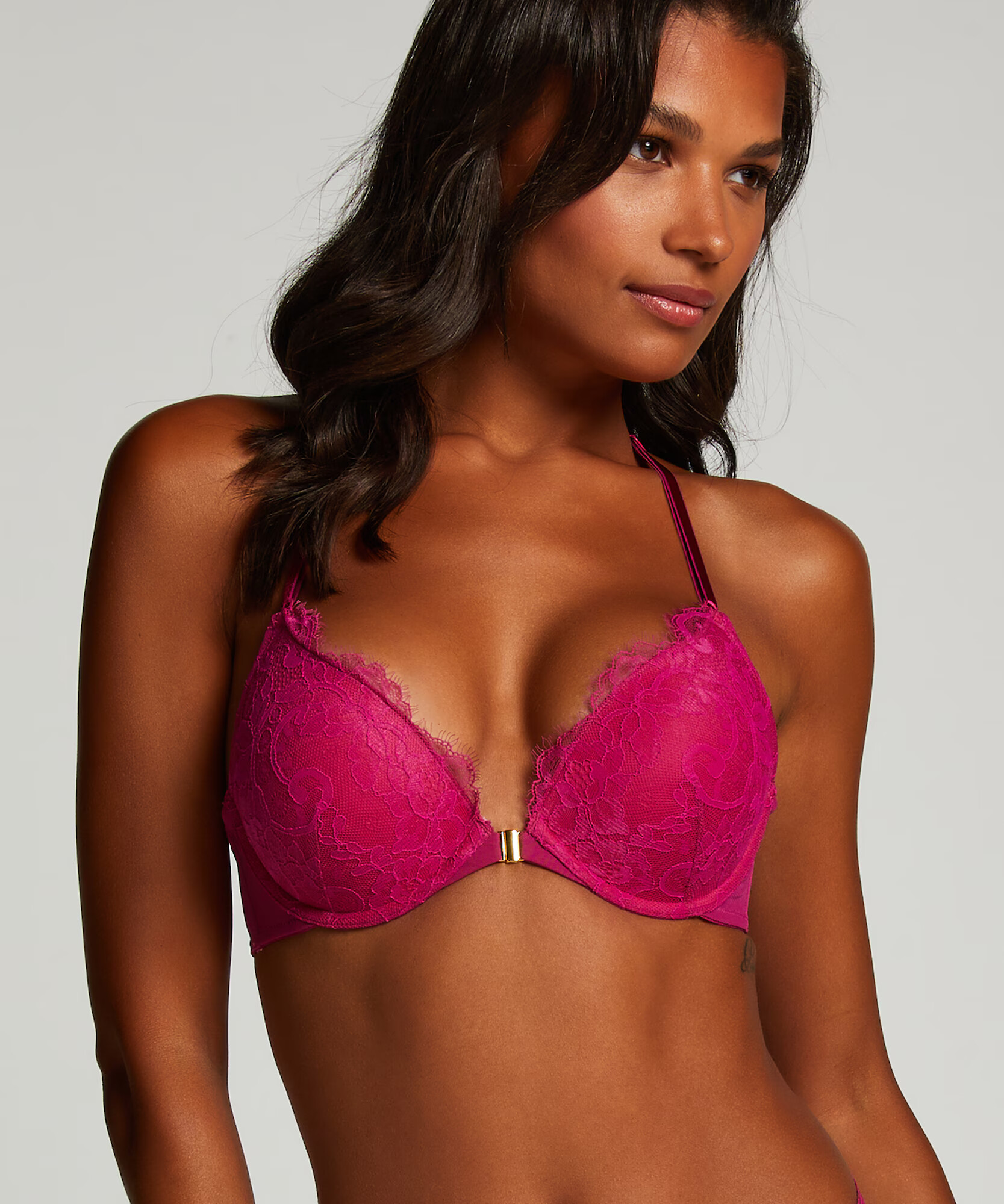 Hunkemöller Sutien 'Saffron' roz - Pled.ro