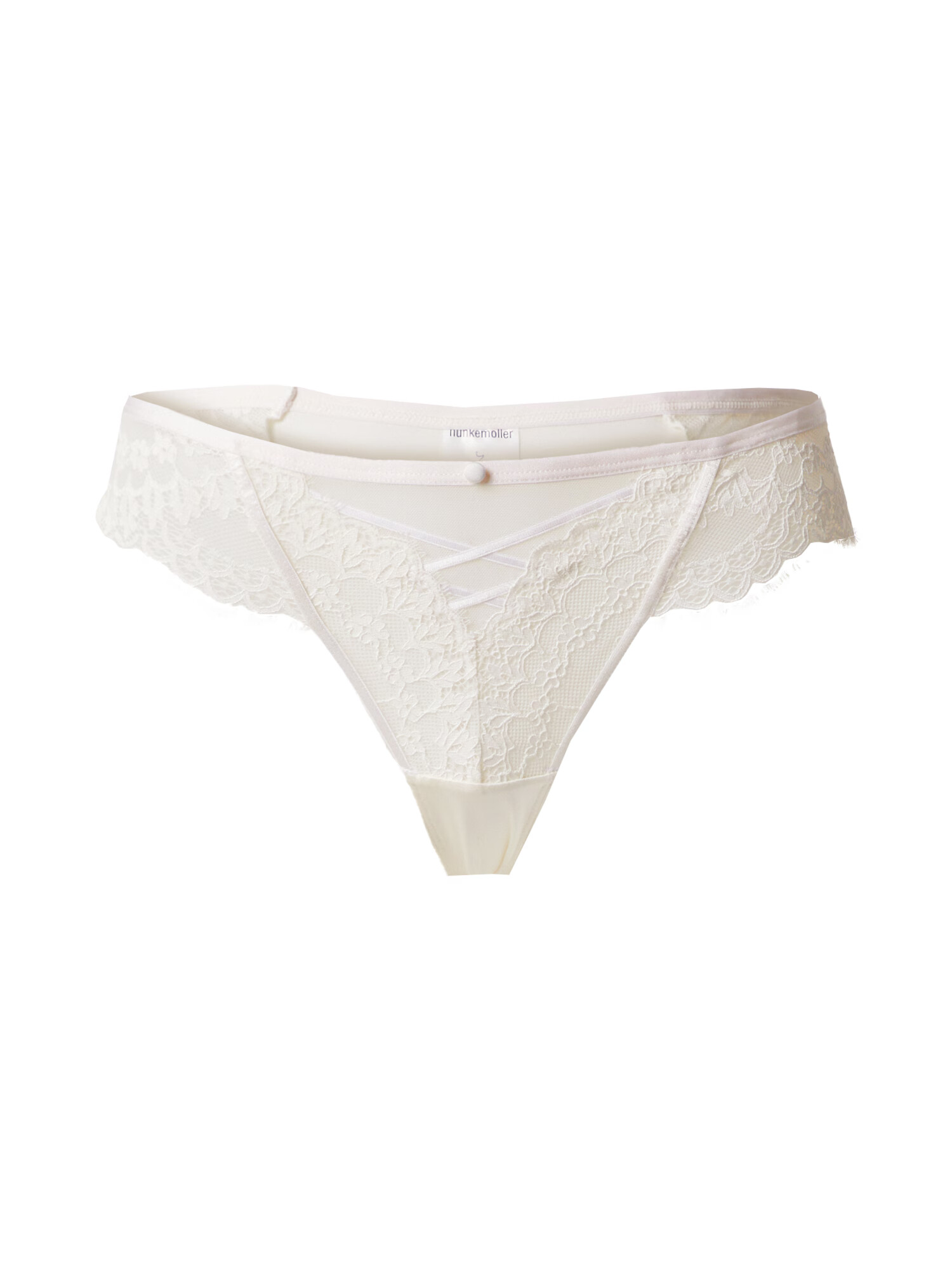 Hunkemöller Tanga 'Daisy' alb - Pled.ro