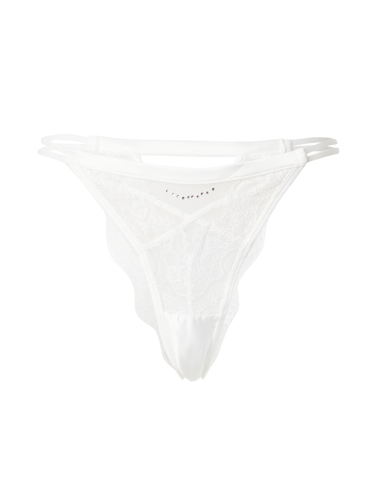 Hunkemöller Tanga 'Deborah' alb - Pled.ro