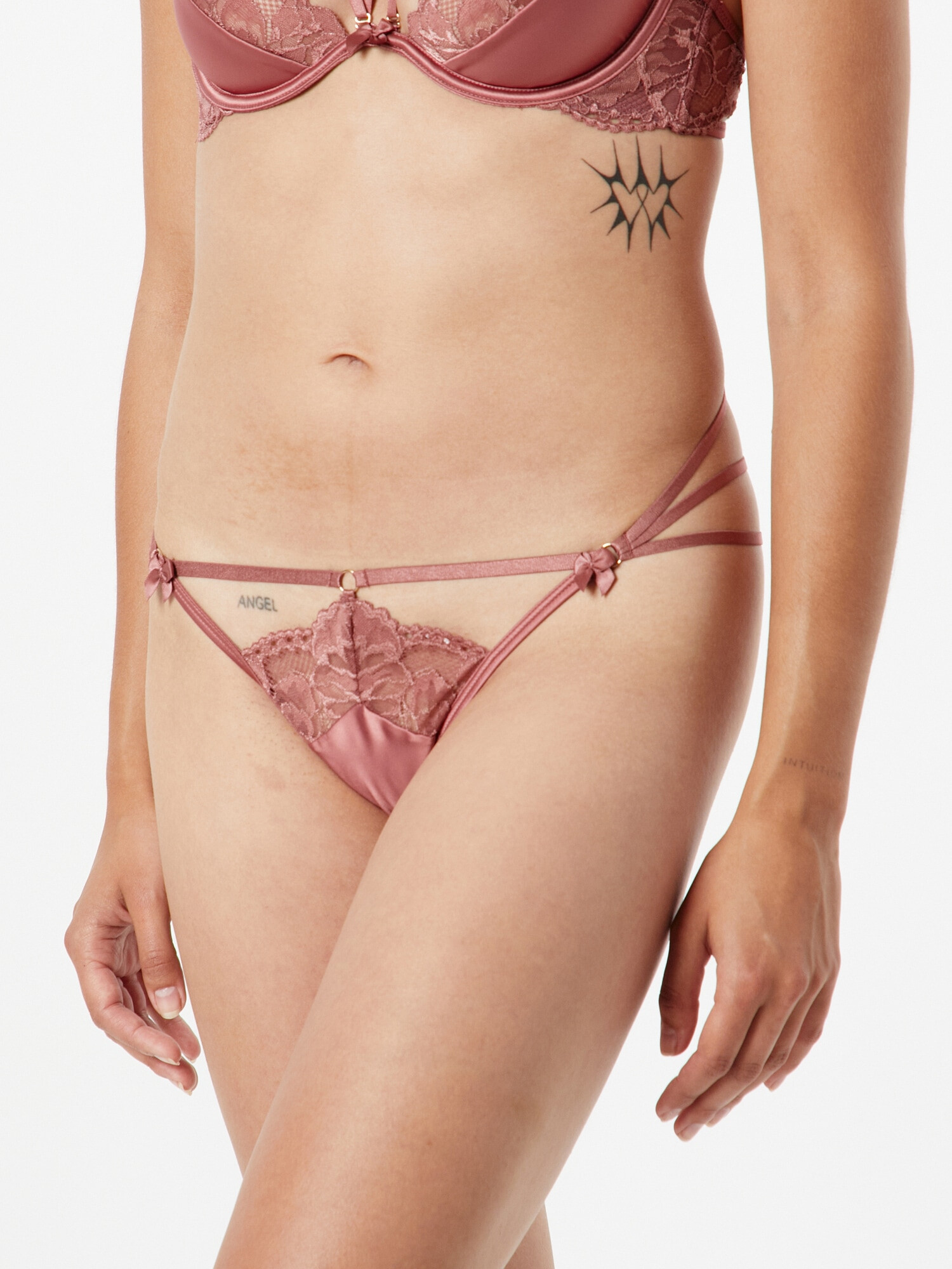 Hunkemöller Tanga 'Extrovert' roz pal - Pled.ro