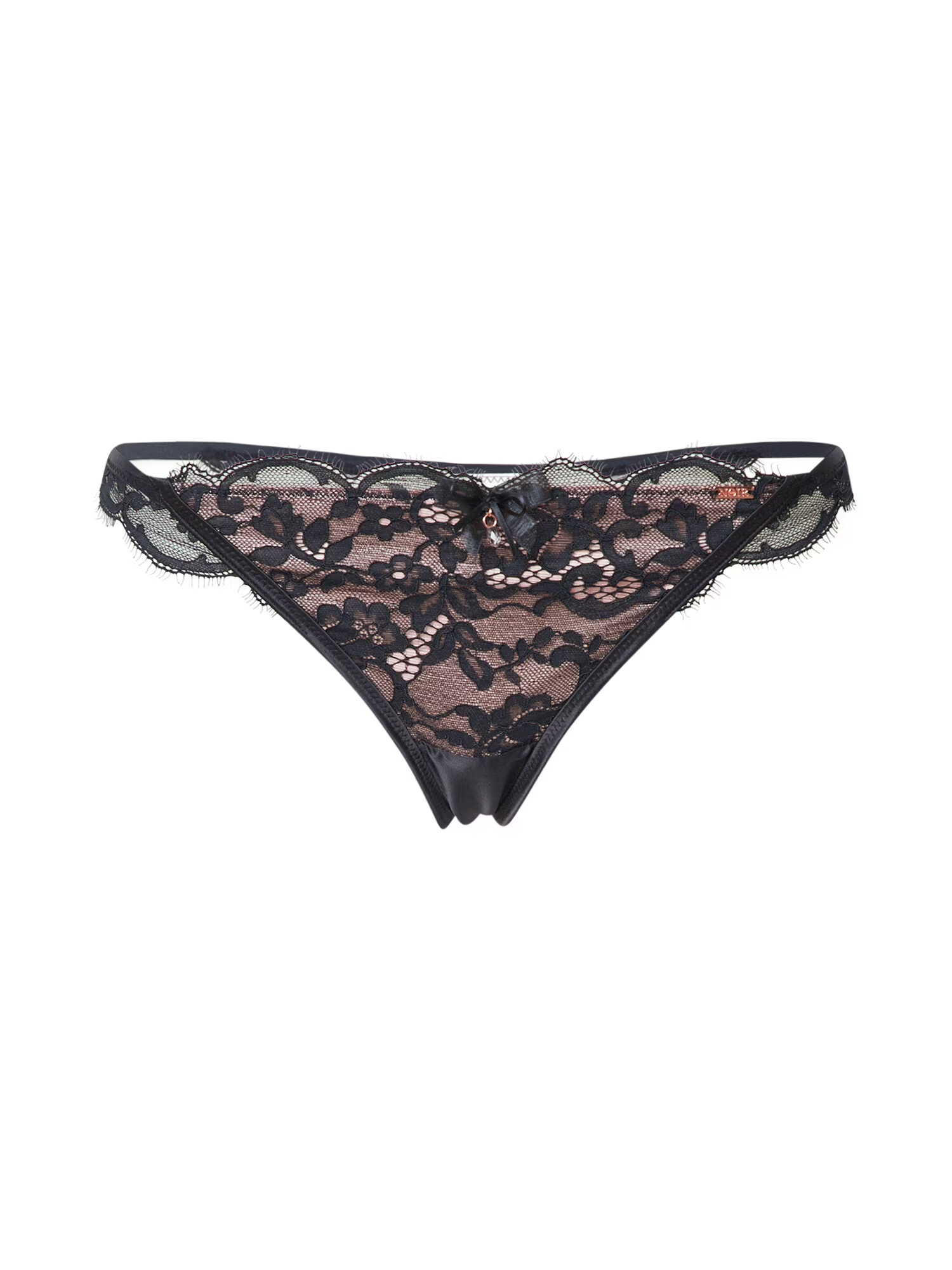 Hunkemöller Tanga 'Heather' negru - Pled.ro