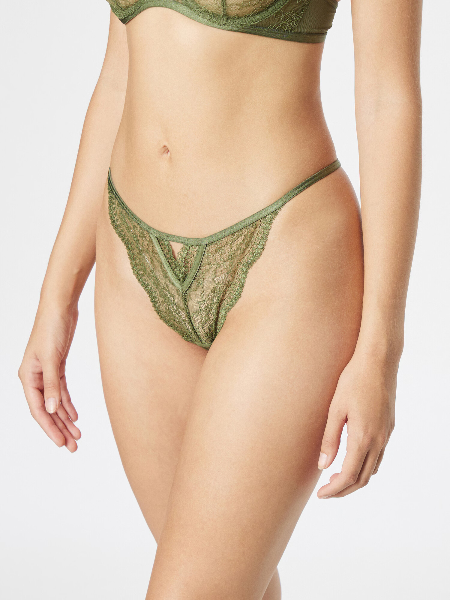 Hunkemöller Slip 'Isabelle' oliv - Pled.ro