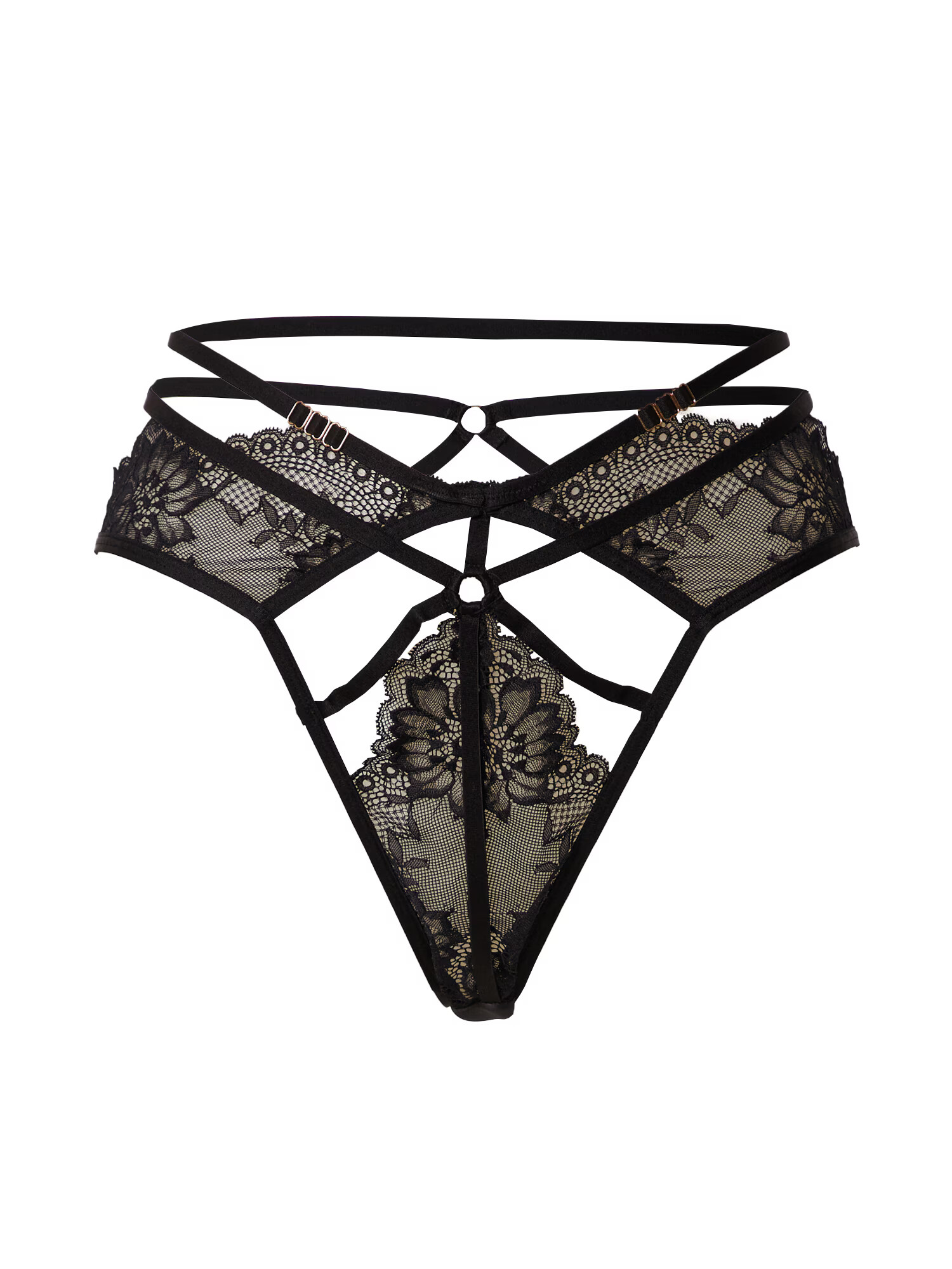 Hunkemöller Tanga 'Roxanne' negru - Pled.ro